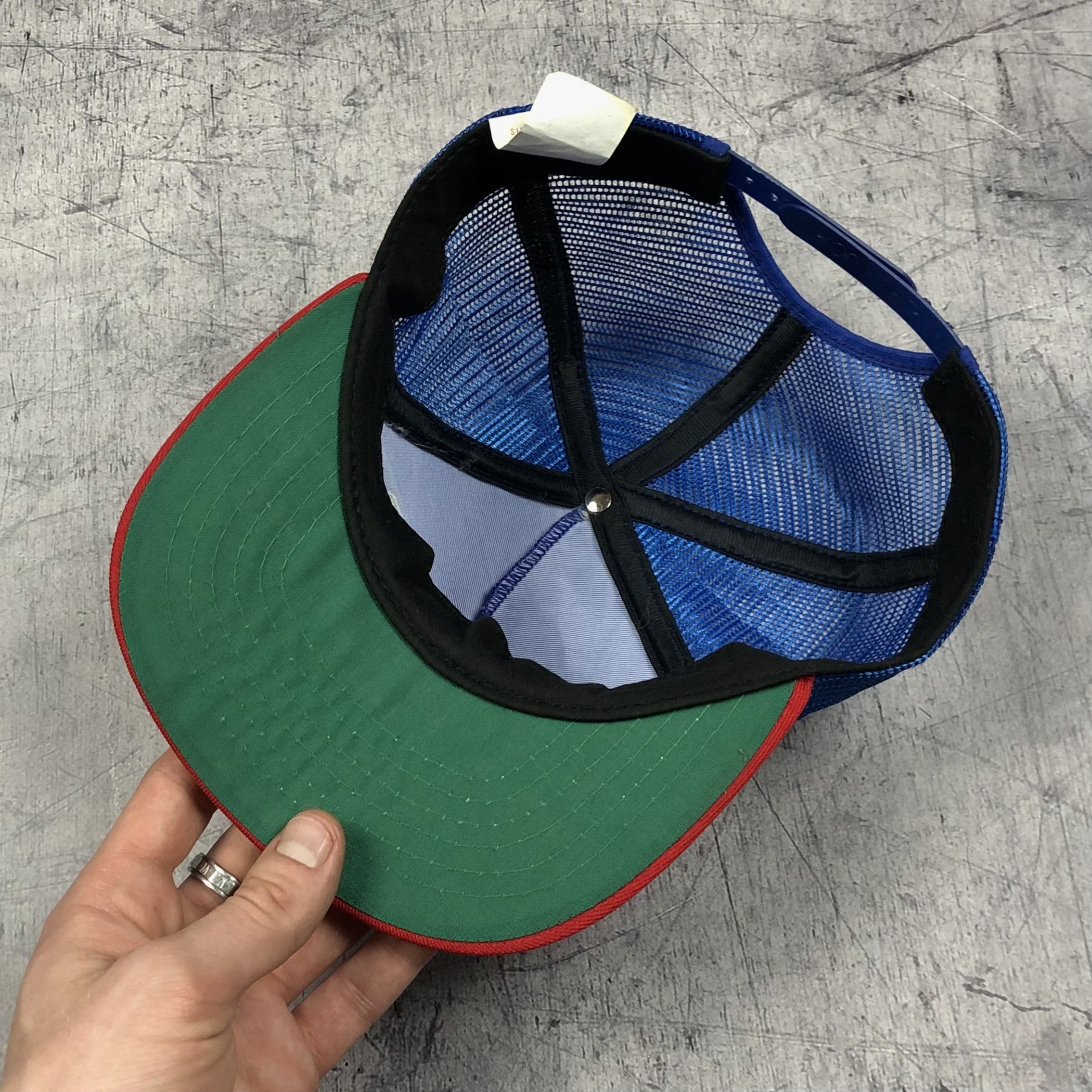 NFL Rare 80s NFL New York Giants Trucker Cap Size ONE SIZE - 7 Thumbnail