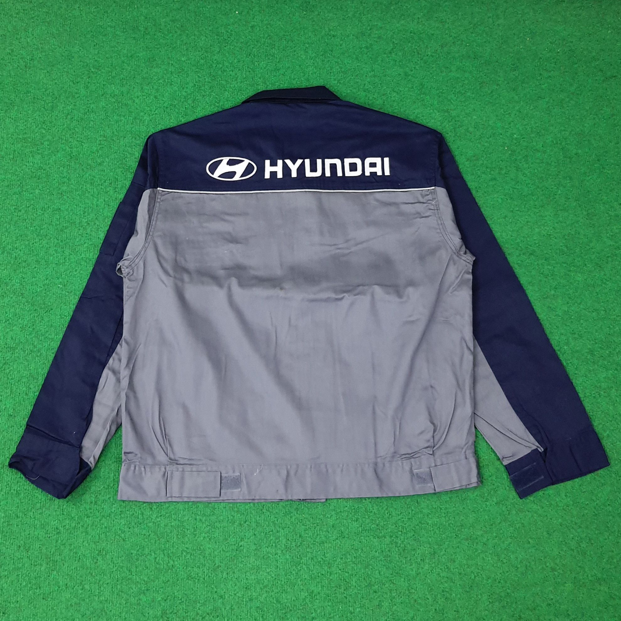 Japanese Brand Vintage Hyundai Motorsports Jacket C262N16 Size US L / EU 52-54 / 3 - 1 Thumbnail