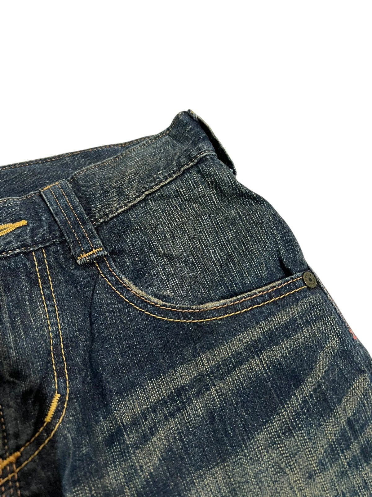 Edwin Flare Jean Vintage Edwin Blue Trip Tokyo Japan Mud Wash Jean Size US 28 / EU 44 - 10 Thumbnail