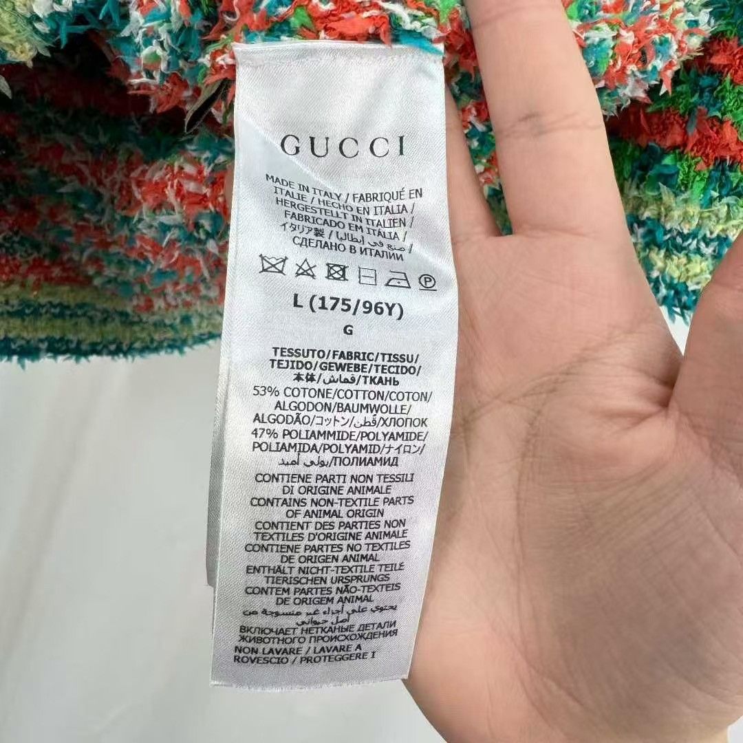Gucci Gucci Maxi GG Short Sleeve Knit Cardigan Size L / US 10 / IT 46 - 5 Thumbnail