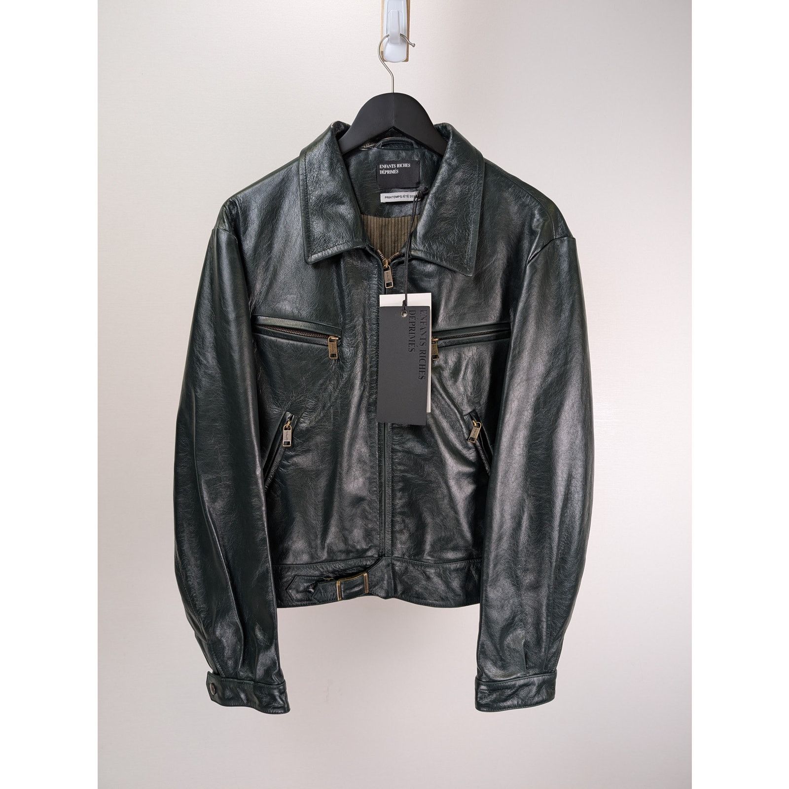 Enfants Riches Deprimes o1rshd1 Scorpio Rising Leather Jacket in Deep Green Size US XL / EU 56 / 4 - 1 Thumbnail