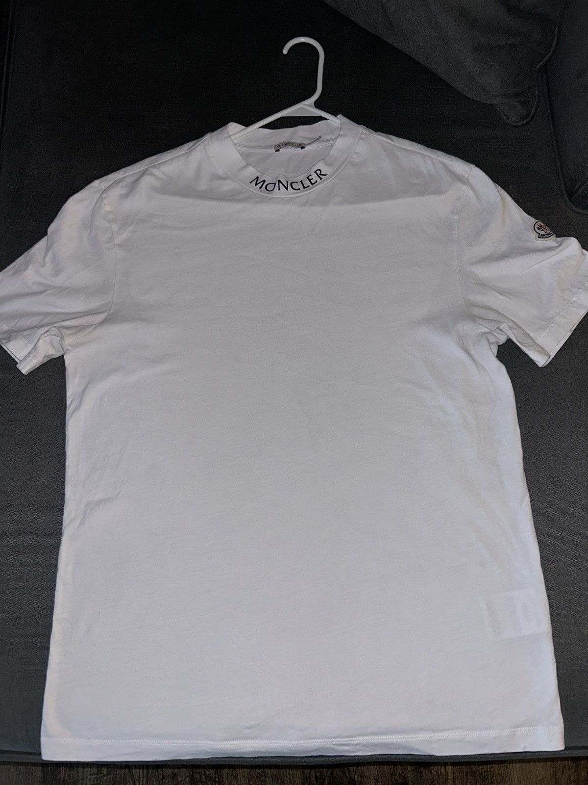 Moncler Men's Logo-Neck MONCLER T-Shirt Size US L / EU 52-54 / 3 - 1 Thumbnail