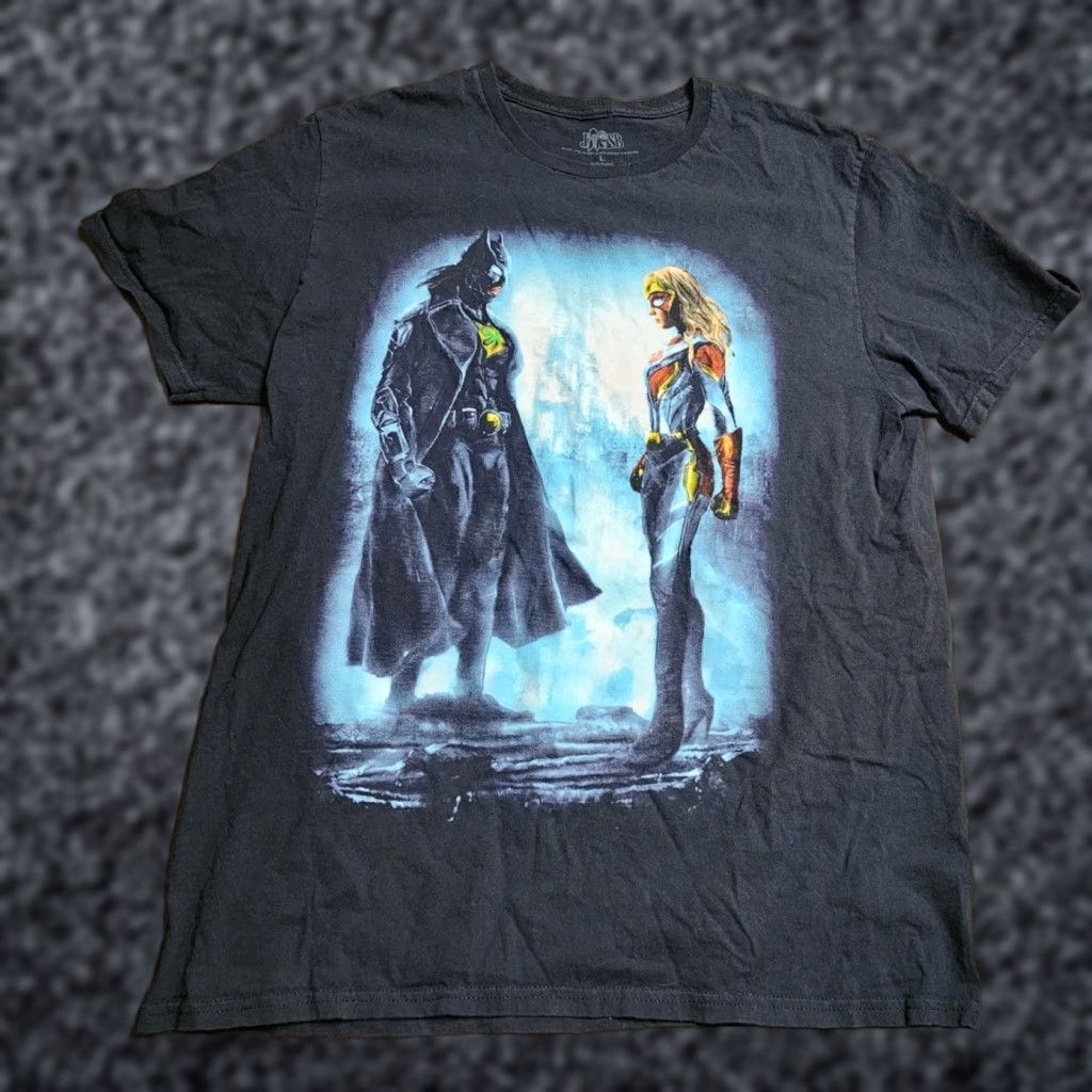 Vintage VINTAGE Jay and Silent Bob T Shirt Batman Graphic Short Sleeve Mens L Black Cotton Crew Neck Unisex Adults 90s 2000s Merchandise Size US L / EU 52-54 / 3 - 1 Thumbnail
