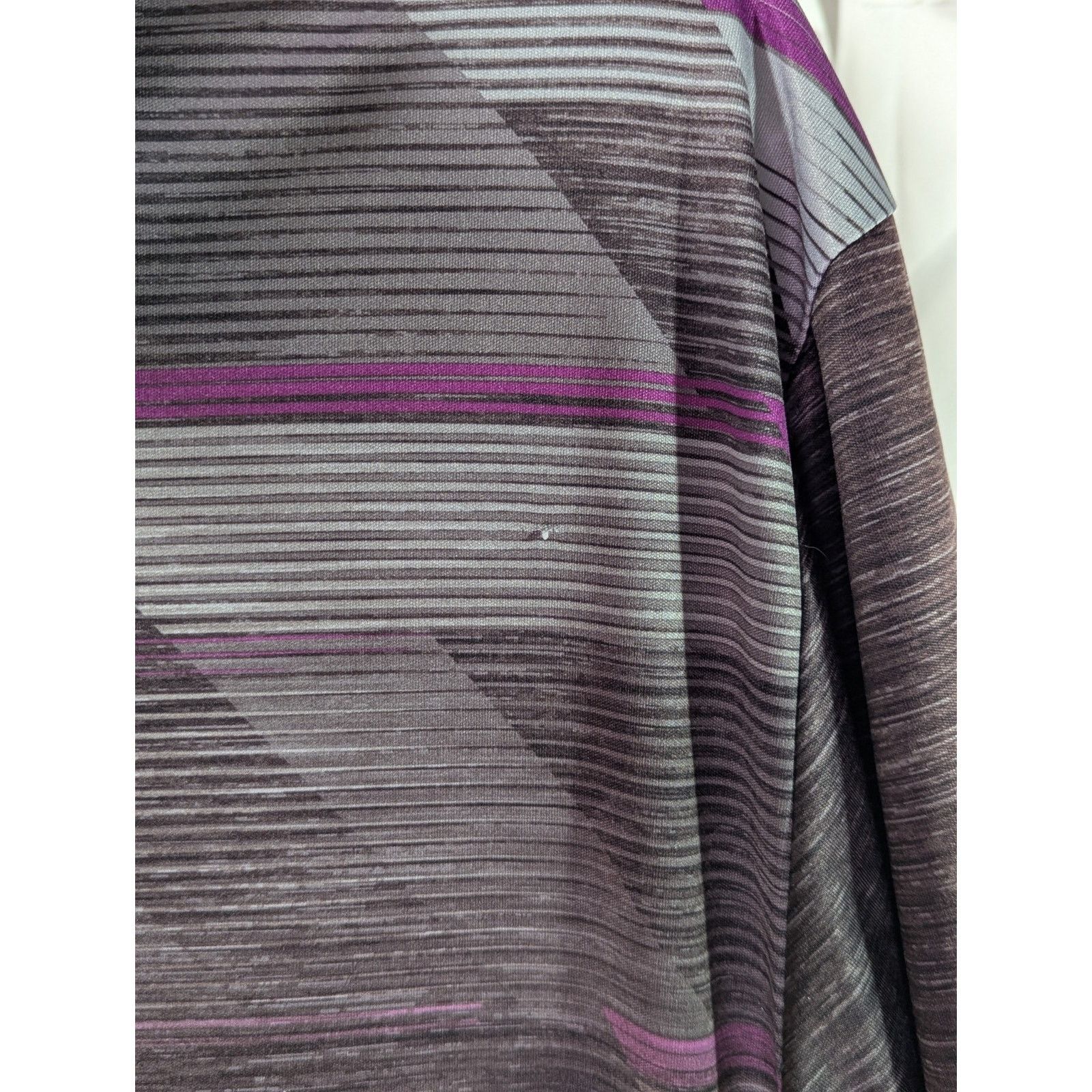 Other Ben Hogan Performance Golf Polo 2XL Purple Gray Striped Size US XXL / EU 58 / 5 - 7 Thumbnail