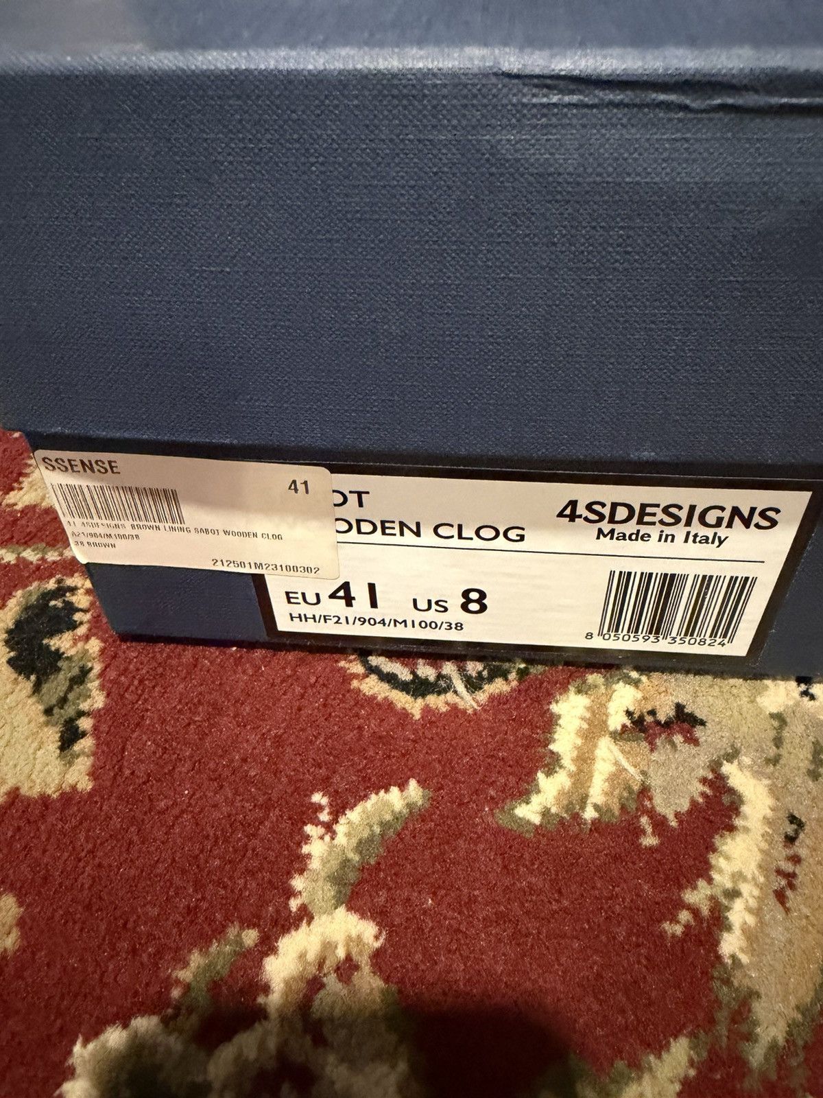 4SDESIGNS 4SDesigns Brown Sabot Clog Size US 8 / EU 41 - 5 Thumbnail
