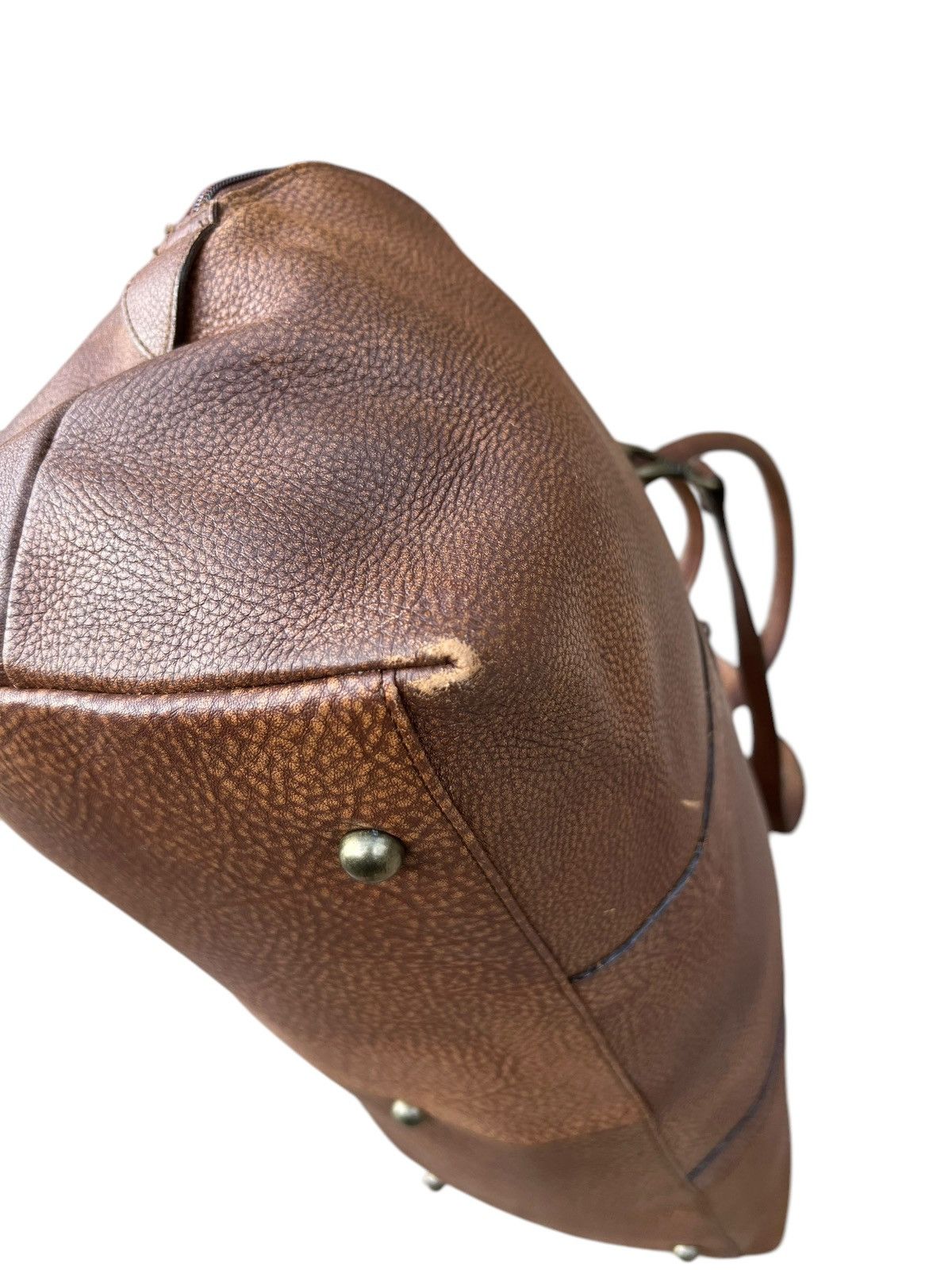 Leather AMONT Japan Patina Leather 2 Way Weekender Bag Size ONE SIZE - 17 Thumbnail