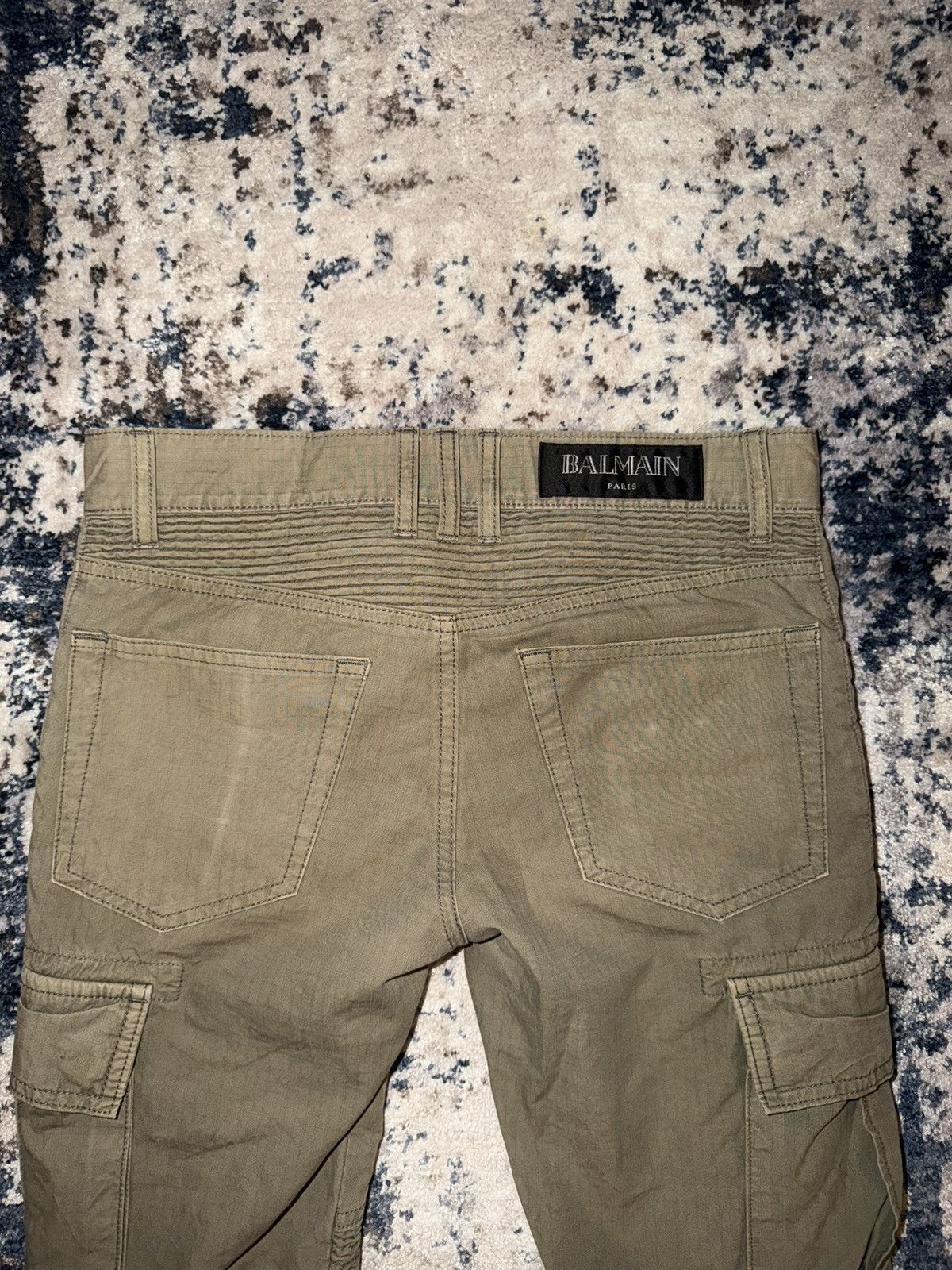 Balmain Balmain 4 Zipper Cargo Pants Size US 27 - 4 Thumbnail