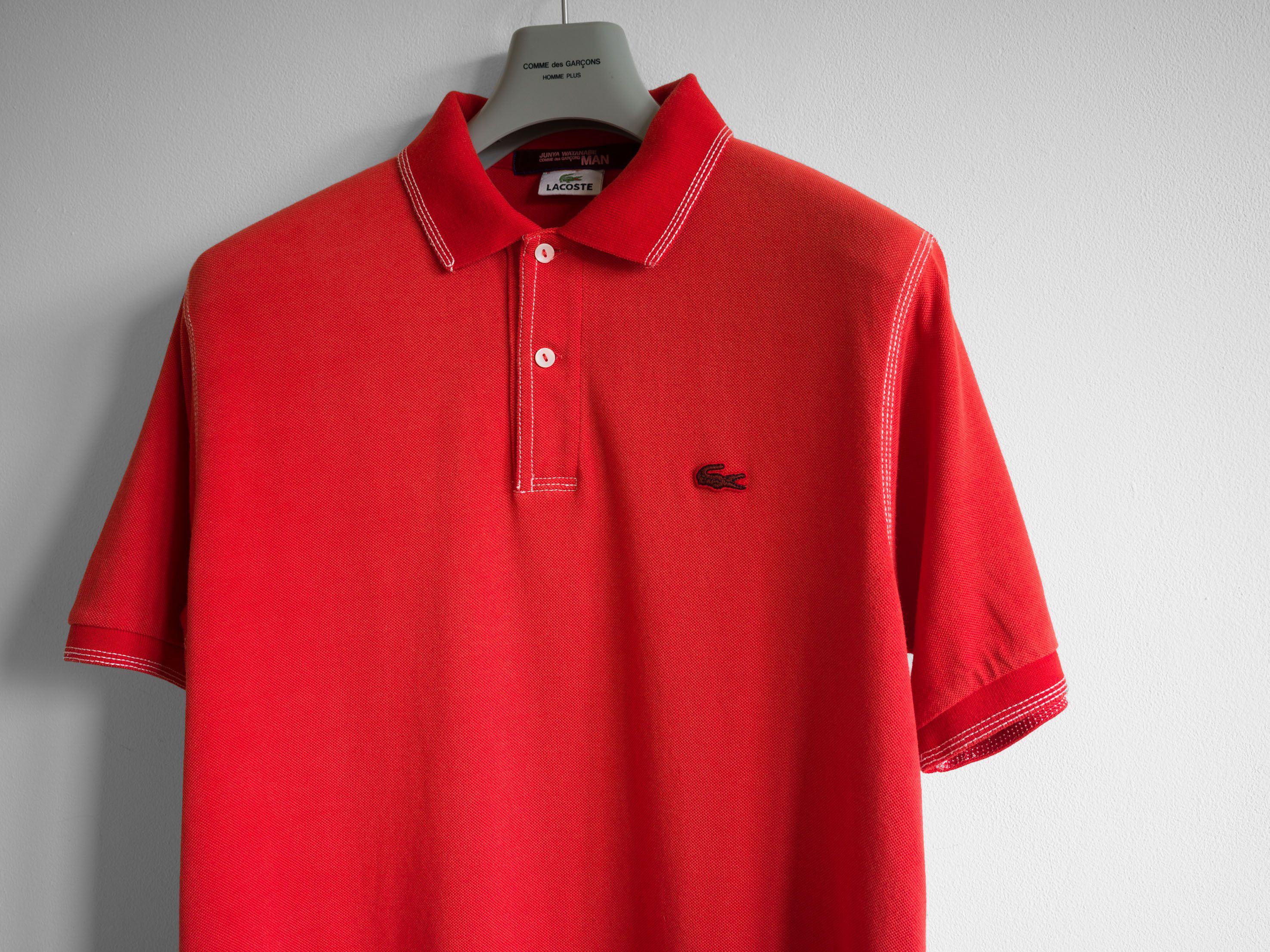 Junya Watanabe × Lacoste SS2006 JUNYA WATANABE MAN x LACOSTE RECONSTRUCTED POLO SHIRT Size US L / EU 52-54 / 3 - 7 Thumbnail