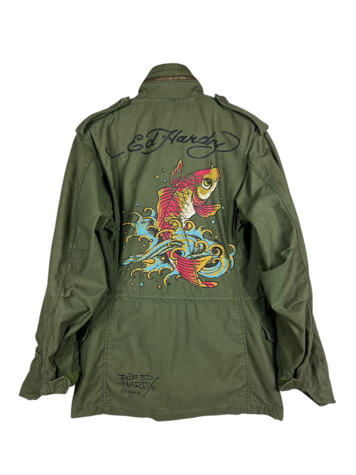 Ed Hardy Vintage Ed Hardy Alpha Industries M 65 Field Jacket Size US S / EU 44-46 / 1 - 7 Thumbnail