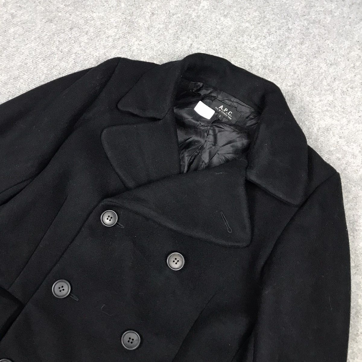 A.P.C. APC DOUBLED BREASTED WOOL JACKET Size US S / EU 44-46 / 1 - 2 Thumbnail