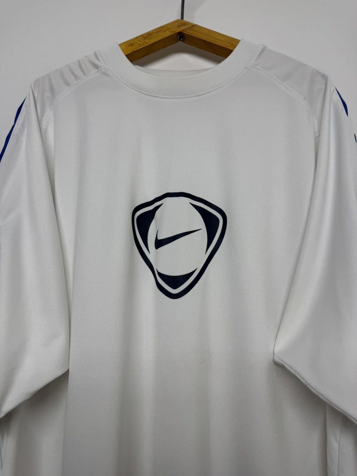 Nike Vintage Nike Football Template Big Logo Shirt Size US XL / EU 56 / 4 - 2 Thumbnail