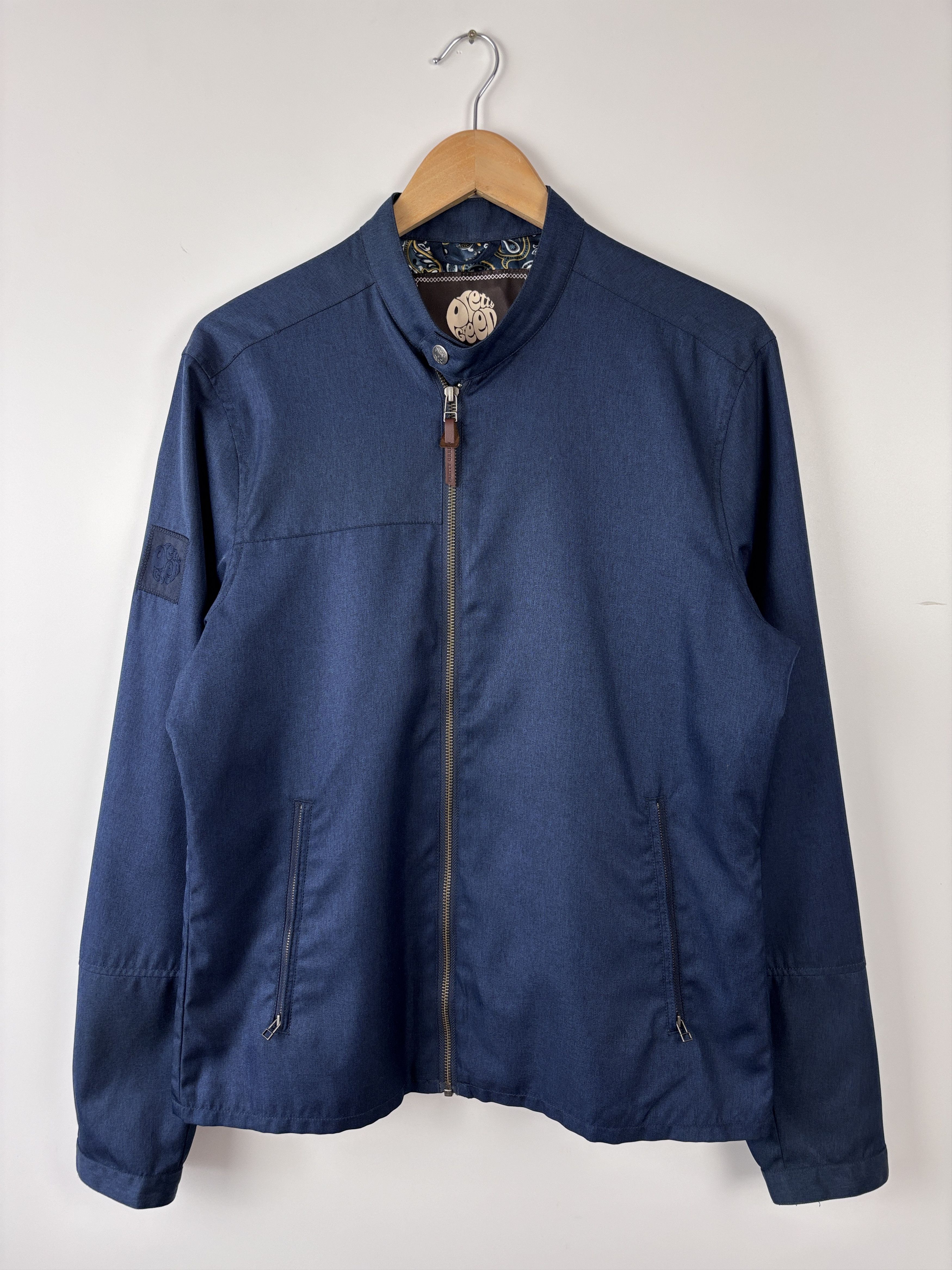 Pretty Green Pretty Green Jacket Lining Paisley All Over Print Blue L Size US L / EU 52-54 / 3 - 1 Thumbnail