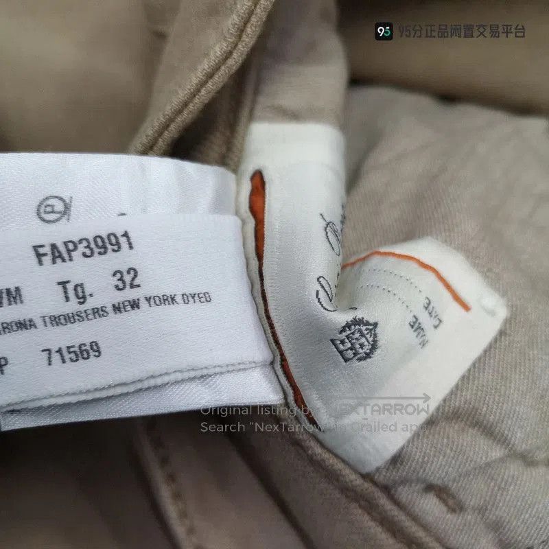 Loro Piana Loro Piana SS25 Quarona Men's Brown Straight Jeans. Size US 32 / EU 48 - 2 Thumbnail