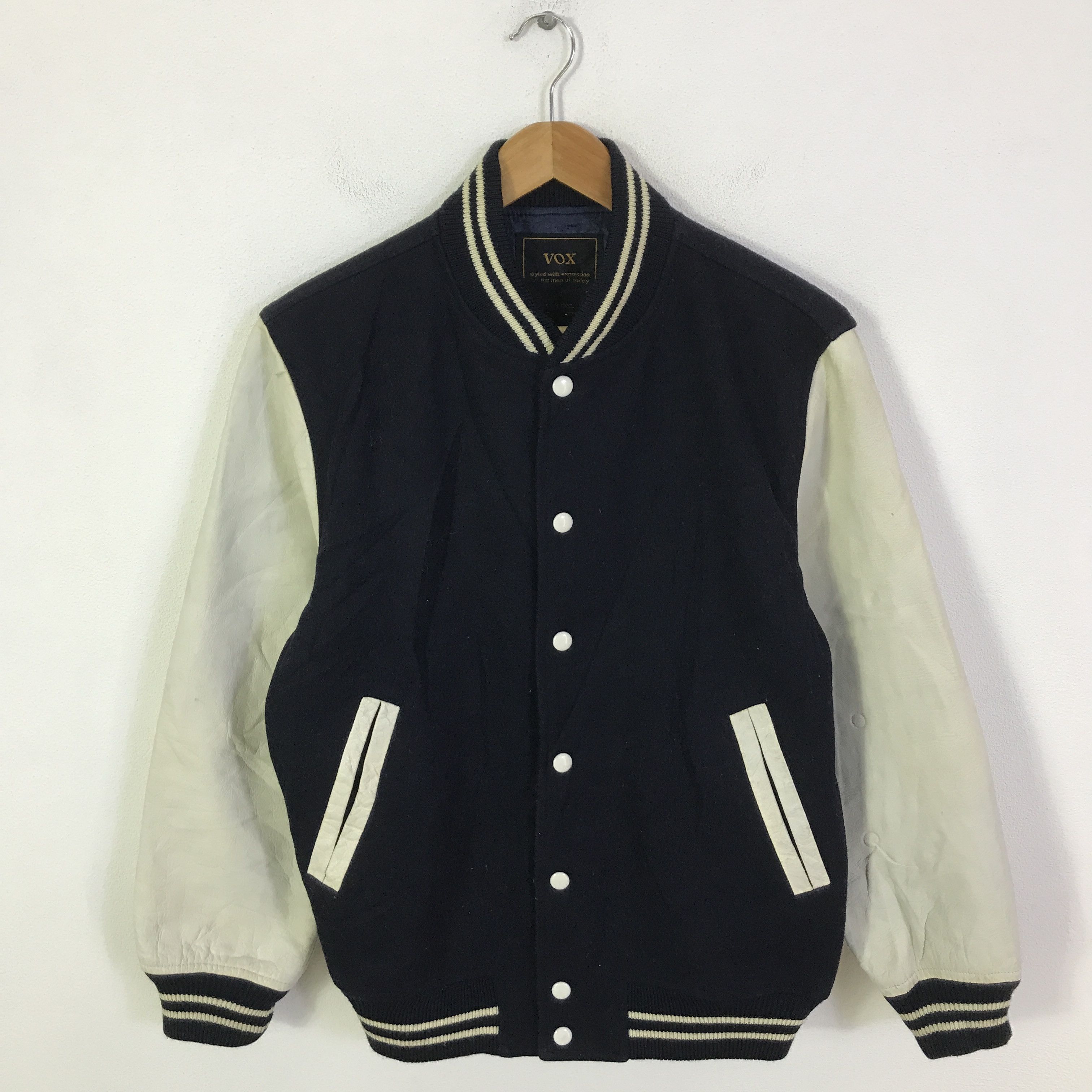 Japanese Brand Vox Brand Japan Style Varsity jacket K105B6 Size US L / EU 52-54 / 3 - 1 Thumbnail