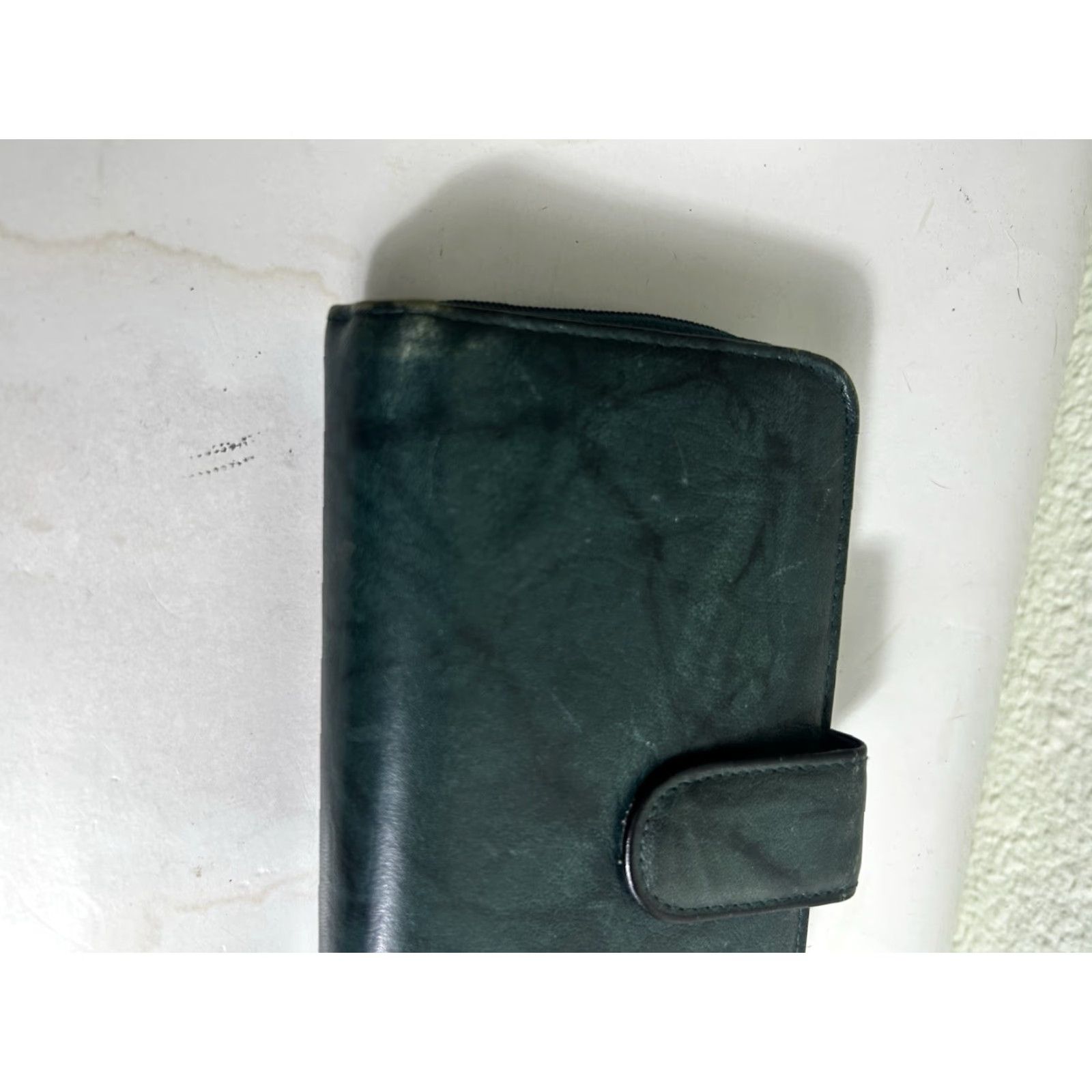 Vintage VINTAGE Buxton Wallet Women Leather Bifold Cardholder Coin Green 7.5x3.5x1 Womens Green Leather Wallet Bifold Buxton 90s? Size ONE SIZE - 3 Thumbnail