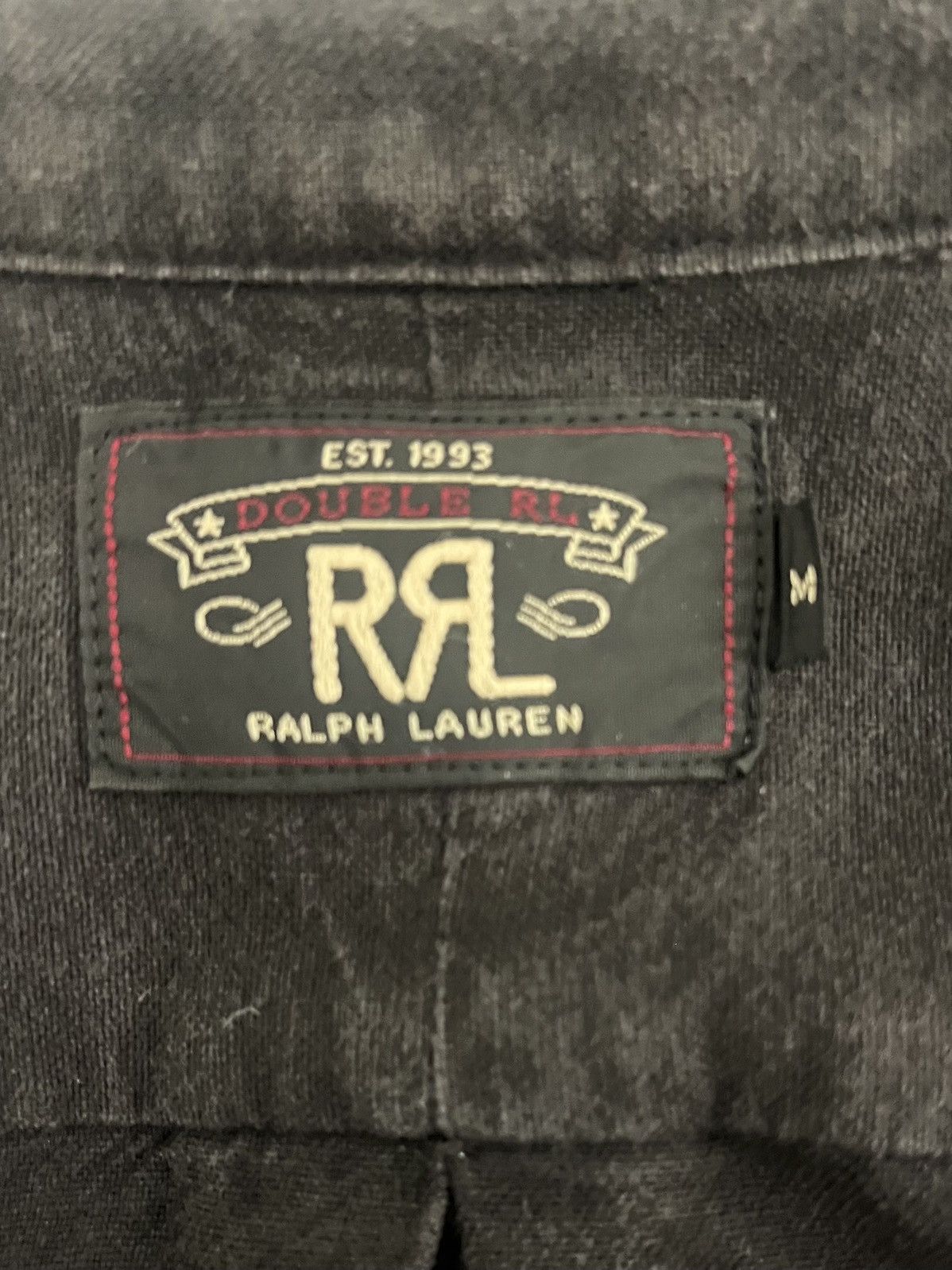 RRL Ralph Lauren Black Oxford Shirt Size US M / EU 48-50 / 2 - 3 Thumbnail