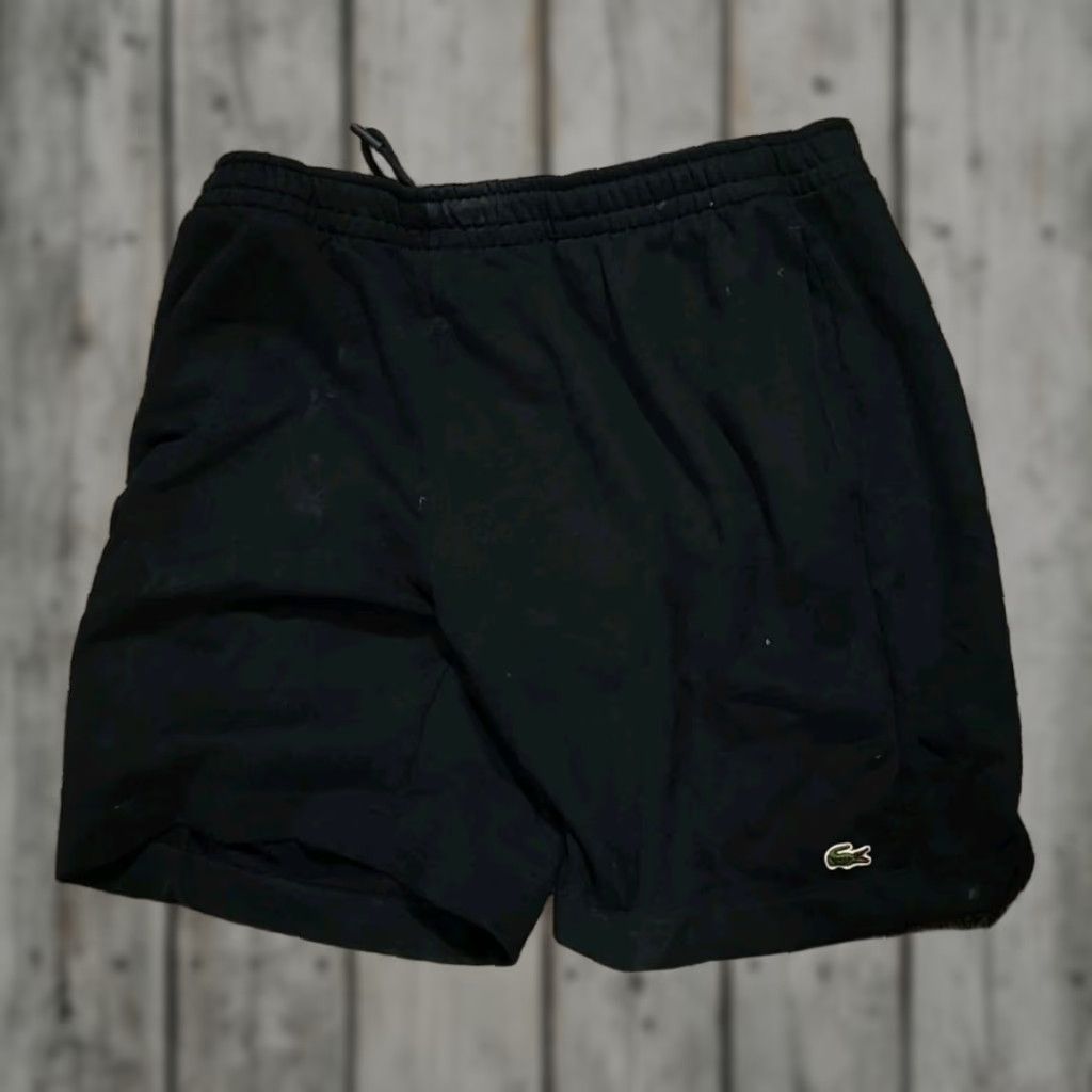 Lacoste VINTAGE Lacoste Shorts Men XL Black Sweat Size US 36 / EU 52 - 1 Thumbnail