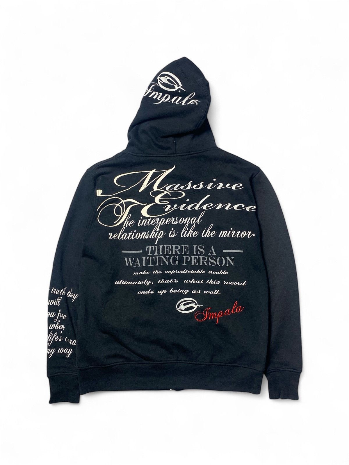 If Six Was Nine Y2K Impala Poem Fur Zip Hoodie Size US L / EU 52-54 / 3 - 6 Thumbnail