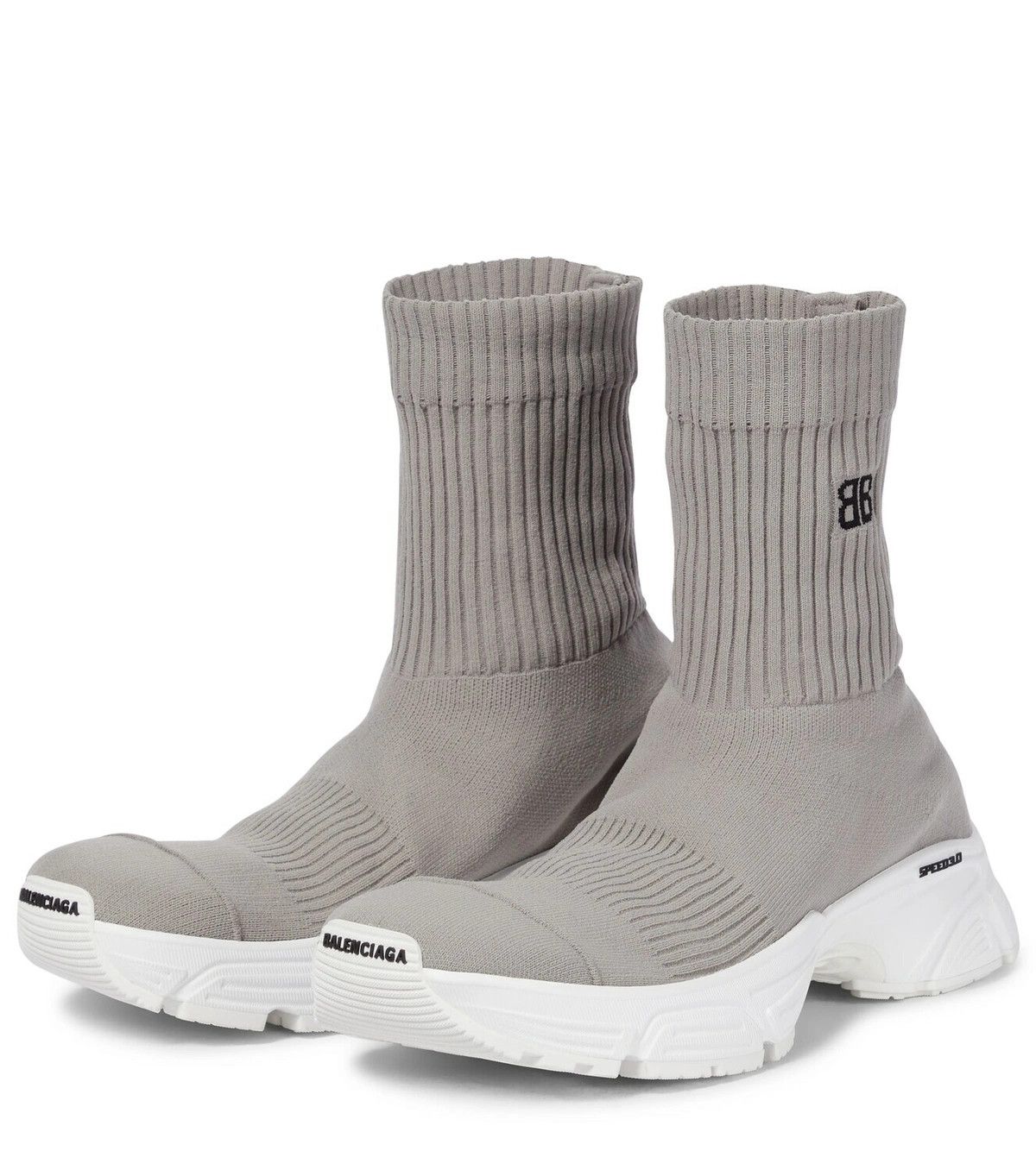 Balenciaga o1y0625 Hi-Top Sneakers in Gray Size US 9 / IT 39 - 3 Thumbnail