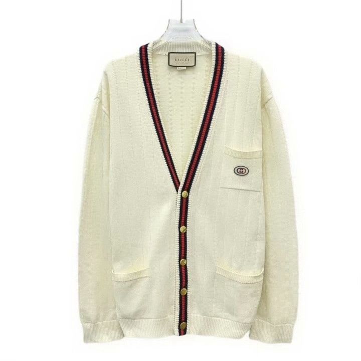 Gucci Gucci V-neck Knit Cardigan Size US S / EU 44-46 / 1 - 1 Thumbnail