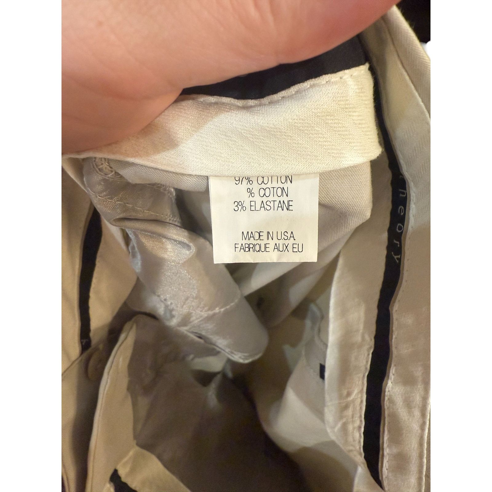 Theory Theory Tara Beige Flare Trousers - Size 8 - NWT Size 30" / US 8 / IT 44 - 4 Thumbnail