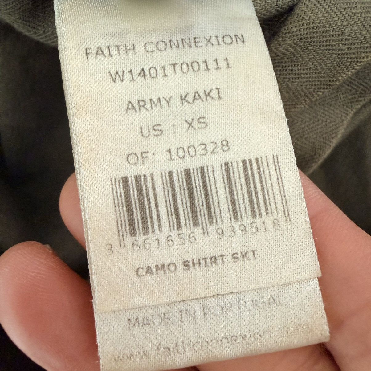 Faith Connexion Faith Connexion Camo Deconstructed Wrap Skirt XS Military Size 28" / US 6 / IT 42 - 16 Thumbnail