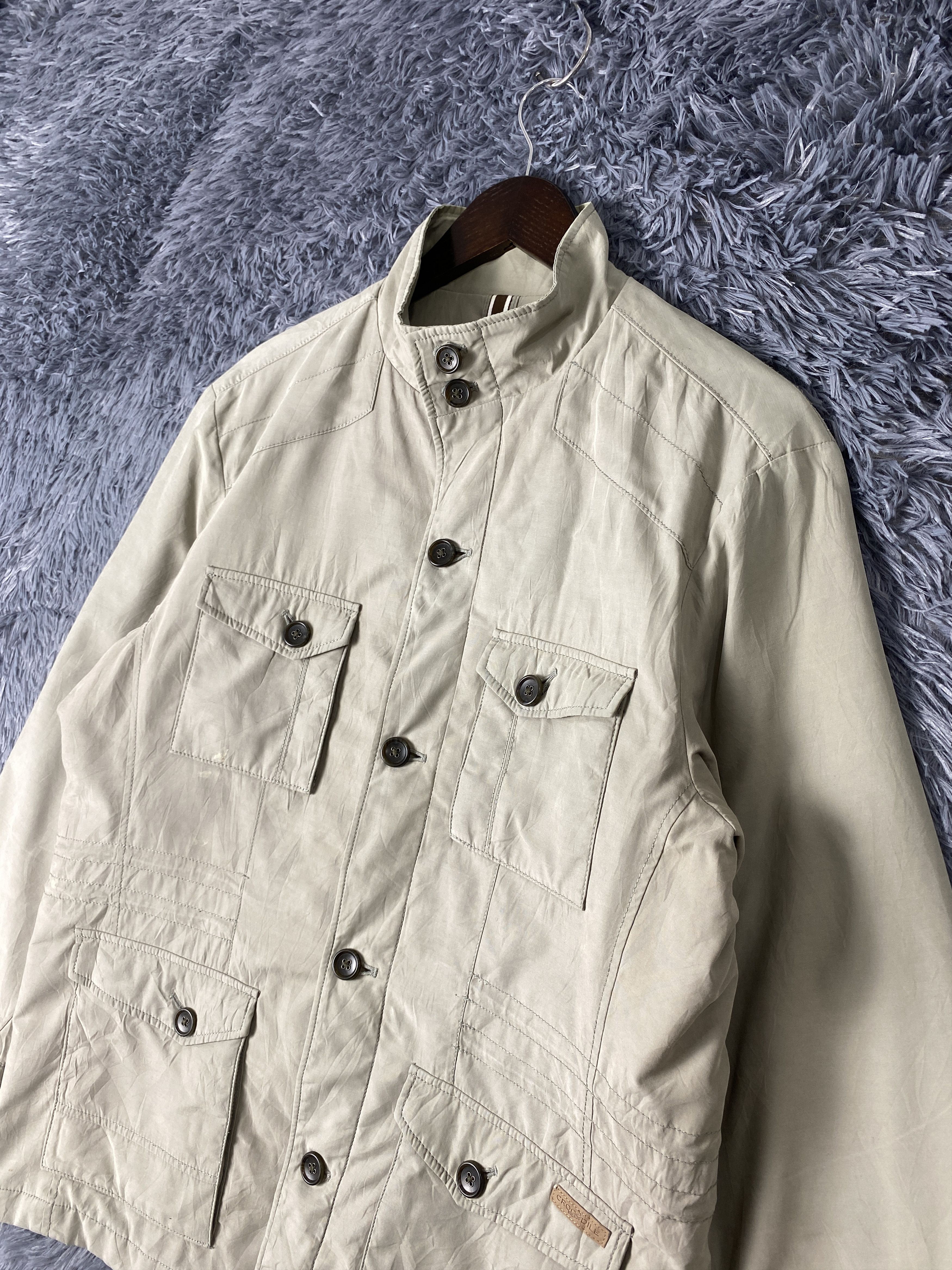 Japanese Brand Vintage Crocodile Long Jacket K0058 Size US M / EU 48-50 / 2 - 2 Thumbnail