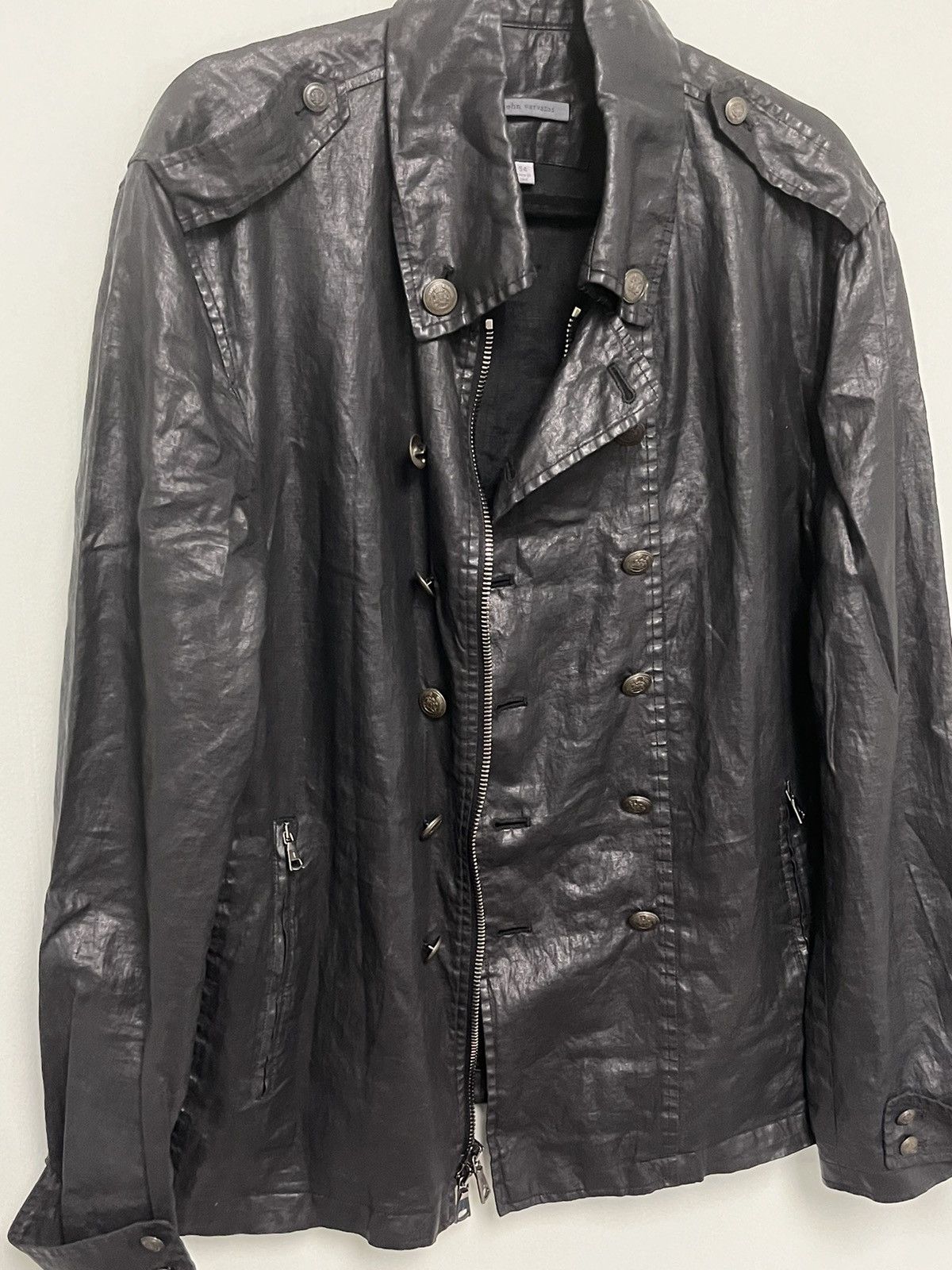 John Varvatos Linen Coat. 54 Size US L / EU 52-54 / 3 - 12 Thumbnail