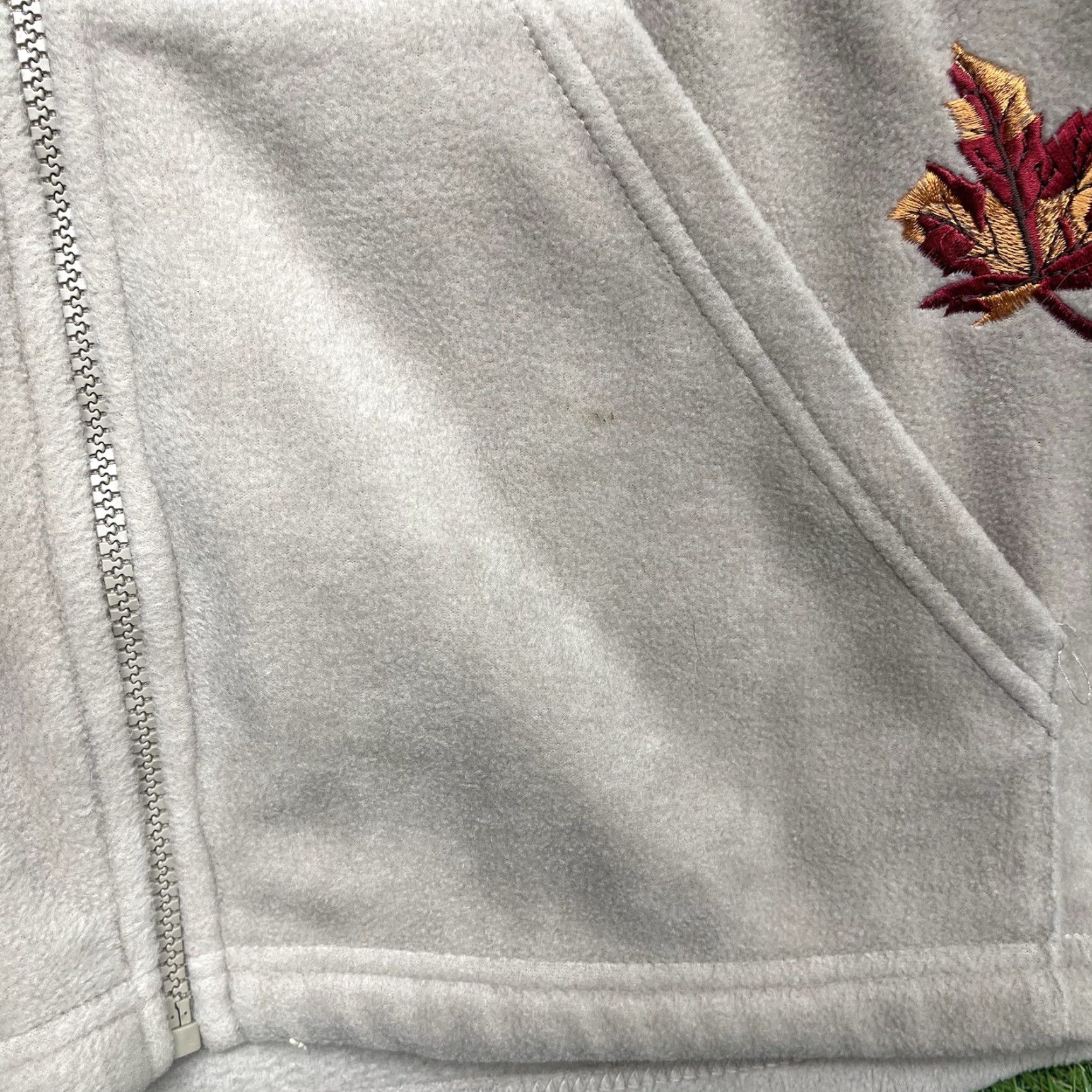 Vintage Nick & Sarah Jacket Womens Large Tan Embroidered Full Zip Up Hooded Mid-Length Floral Fall Bohemian Womens Size L / US 10 / IT 46 - 3 Thumbnail