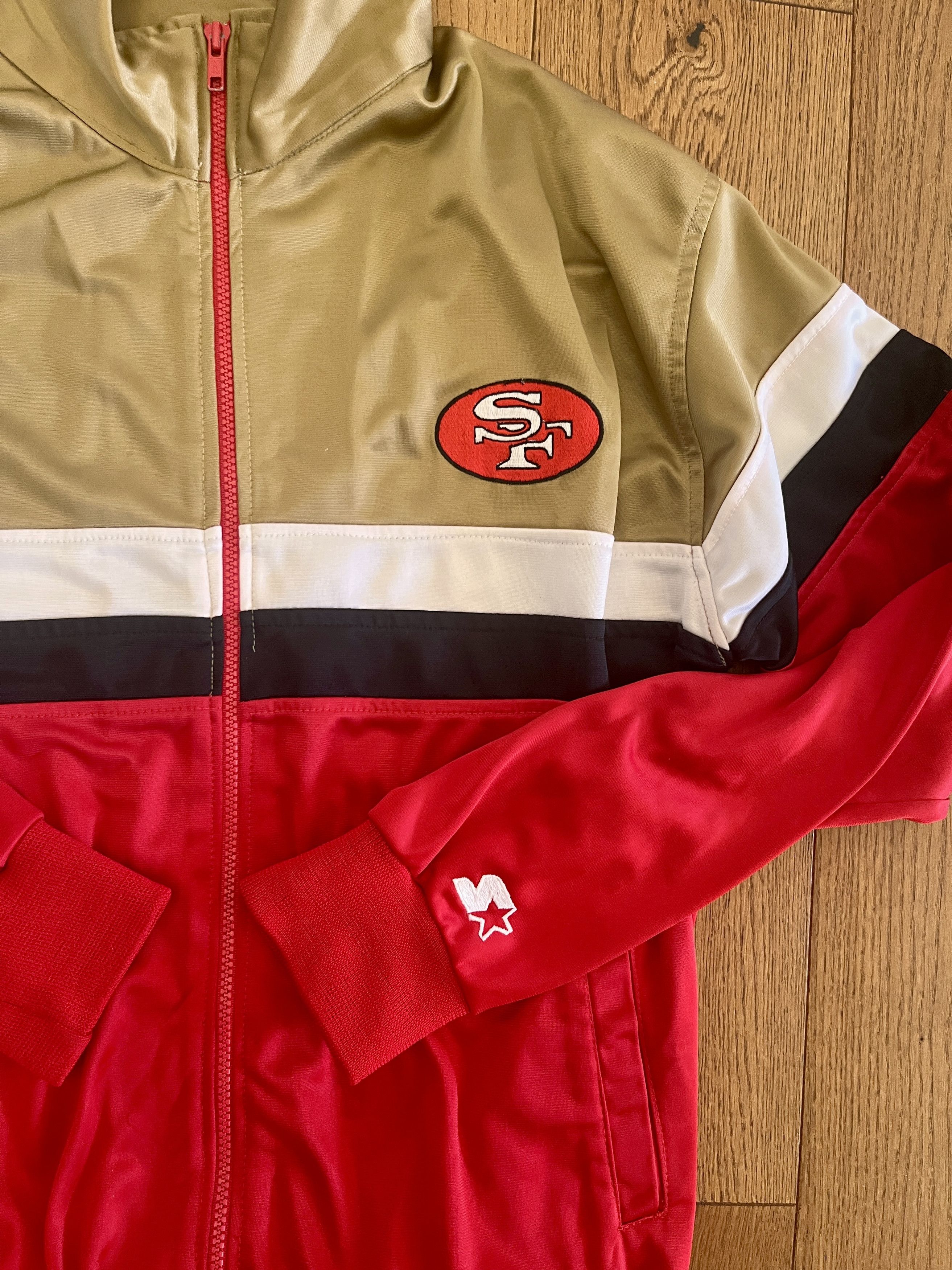 Vintage VTG 80's -90's SF 49ers Starter Tracksuit XL Satin NFL Size US XL / EU 56 / 4 - 3 Thumbnail