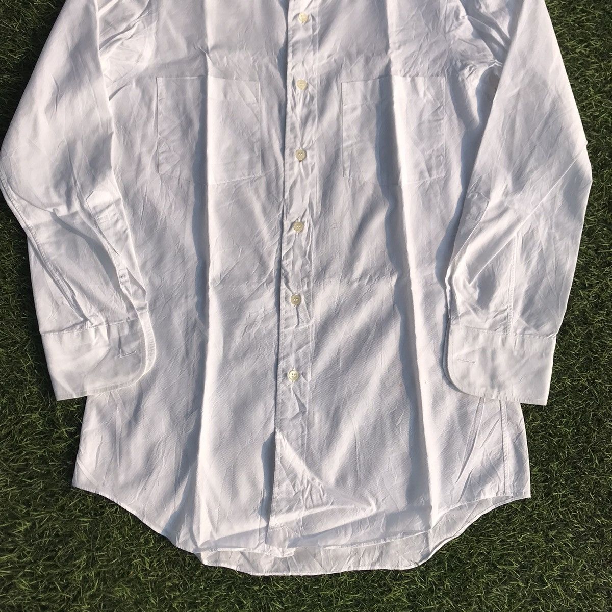 Designer × Saint Laurent Paris × Yves Saint Laurent Vintage YSL yves Saint Laurent White Long sleeves shirt pock Size US M / EU 48-50 / 2 - 10 Thumbnail