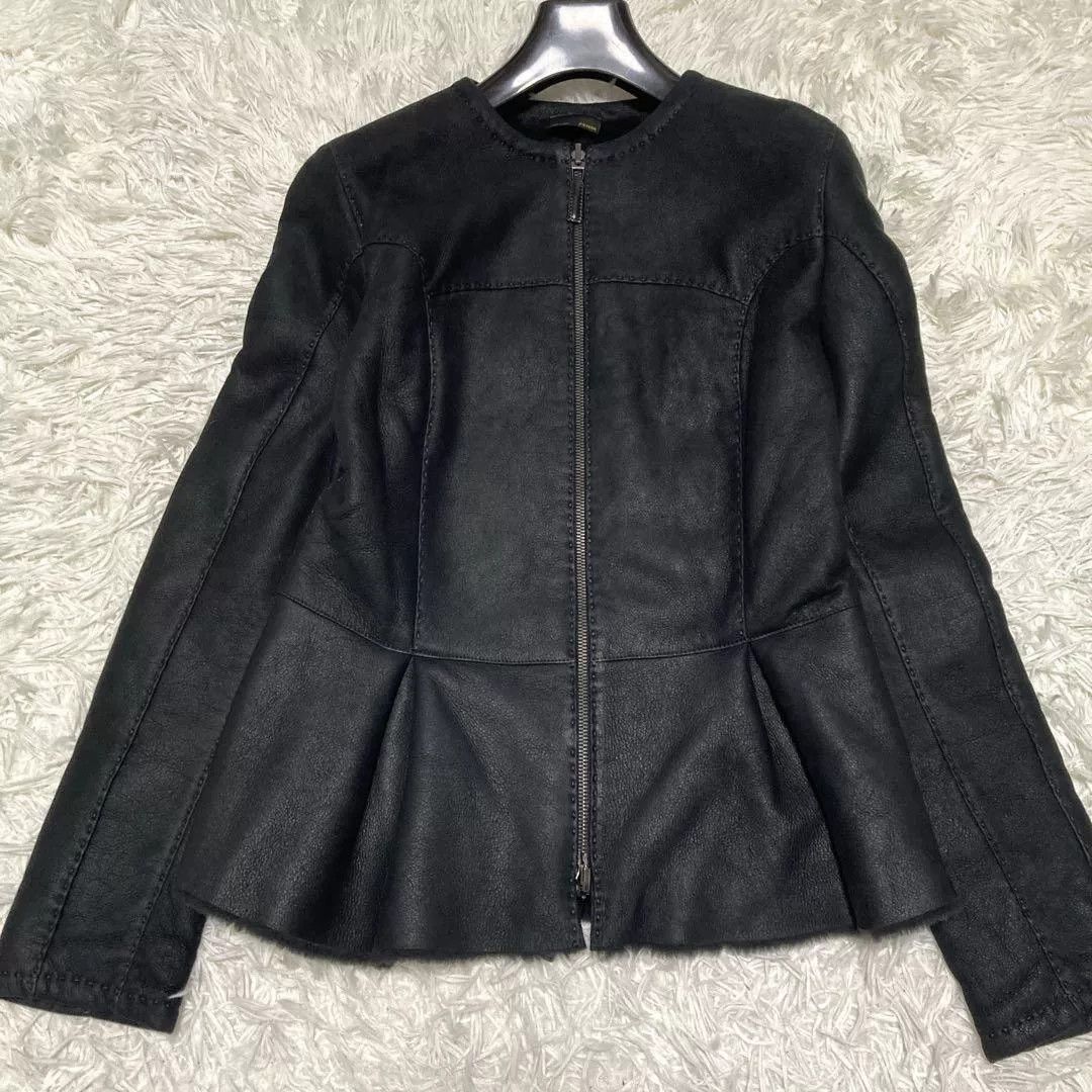 Fendi FENDI Sheepskin Leather Jacket Size US XS / EU 42 / 0 - 1 Thumbnail