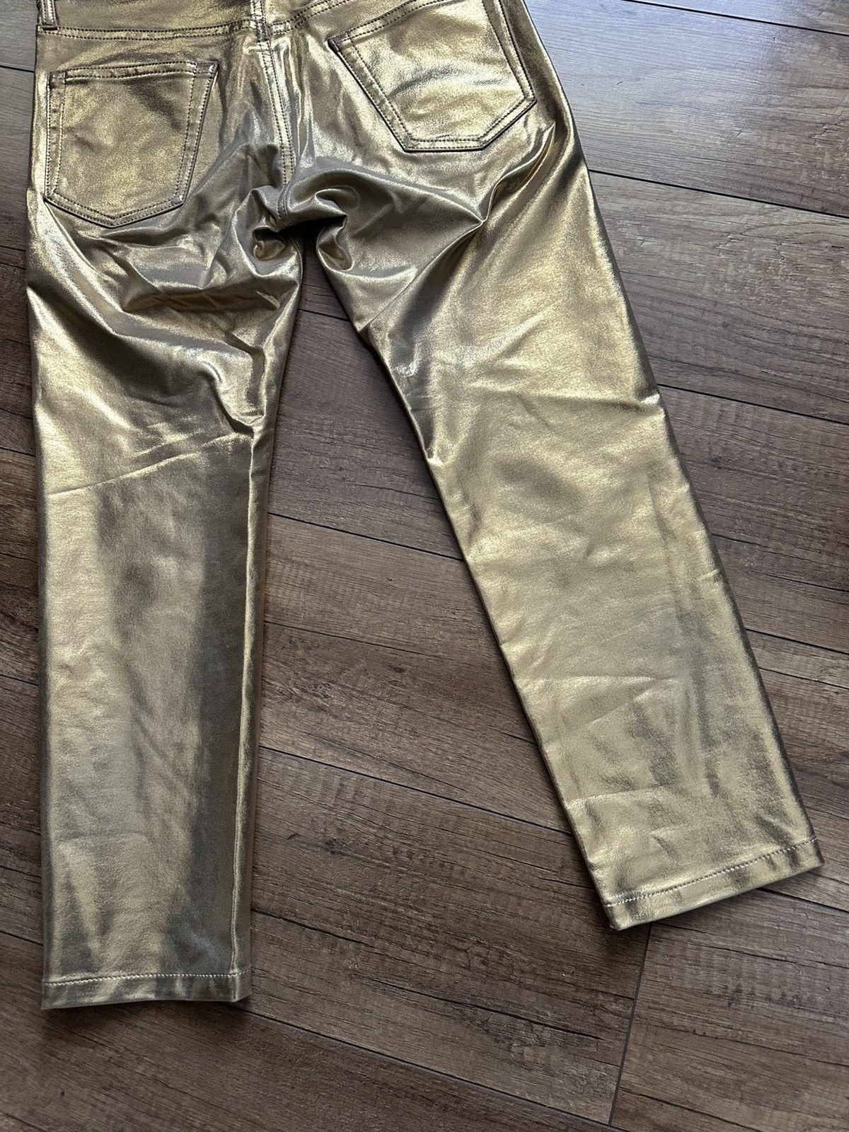 Junya Watanabe Junya Watanabe Japanese Gold Pants Trousers Size 24" / US 00 / IT 34 - 7 Thumbnail