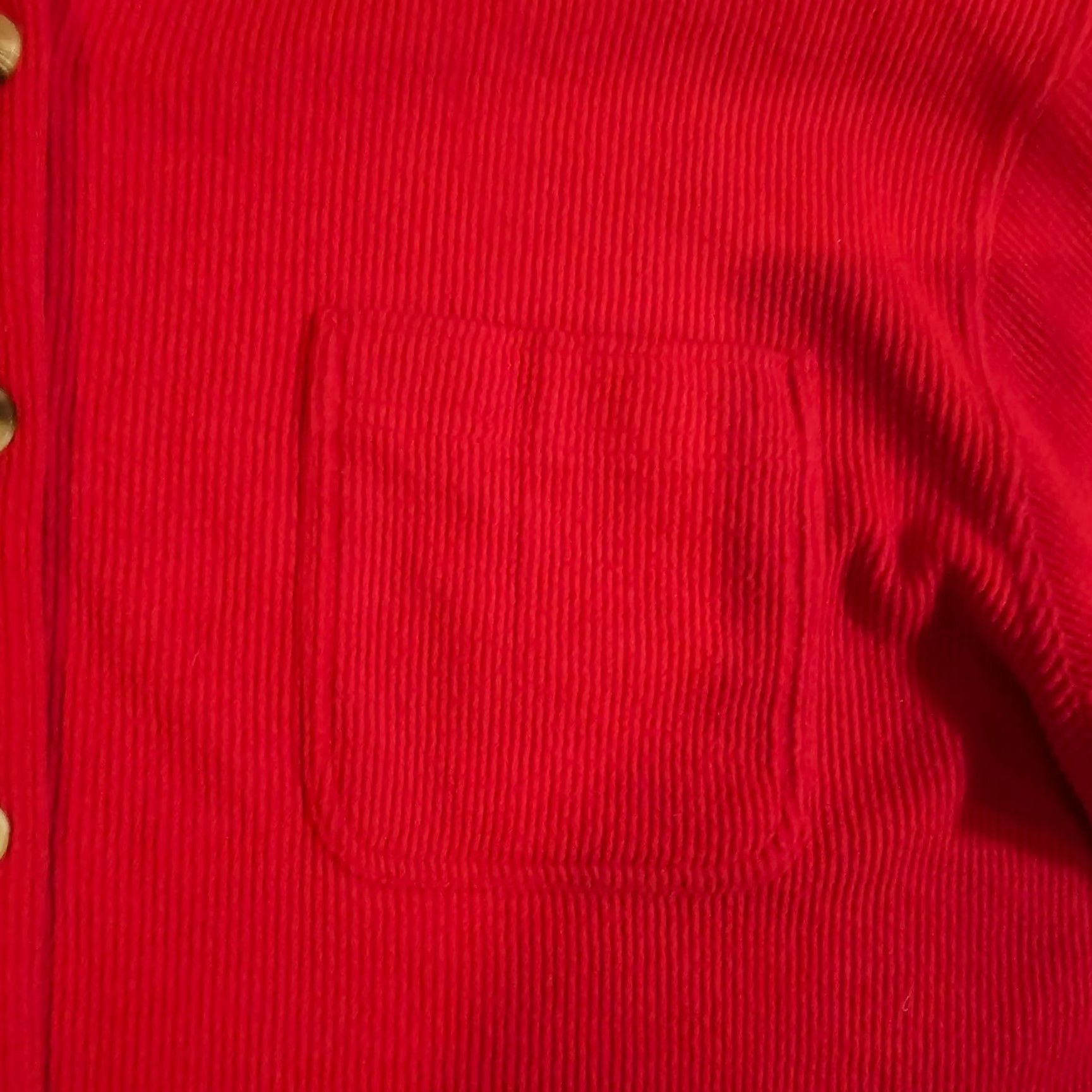 Express VINTAGE Express Shirt Womens M Red Oversized Tricot Flannel Casual 90s Button-Up Size M / US 6-8 / IT 42-44 - 4 Thumbnail