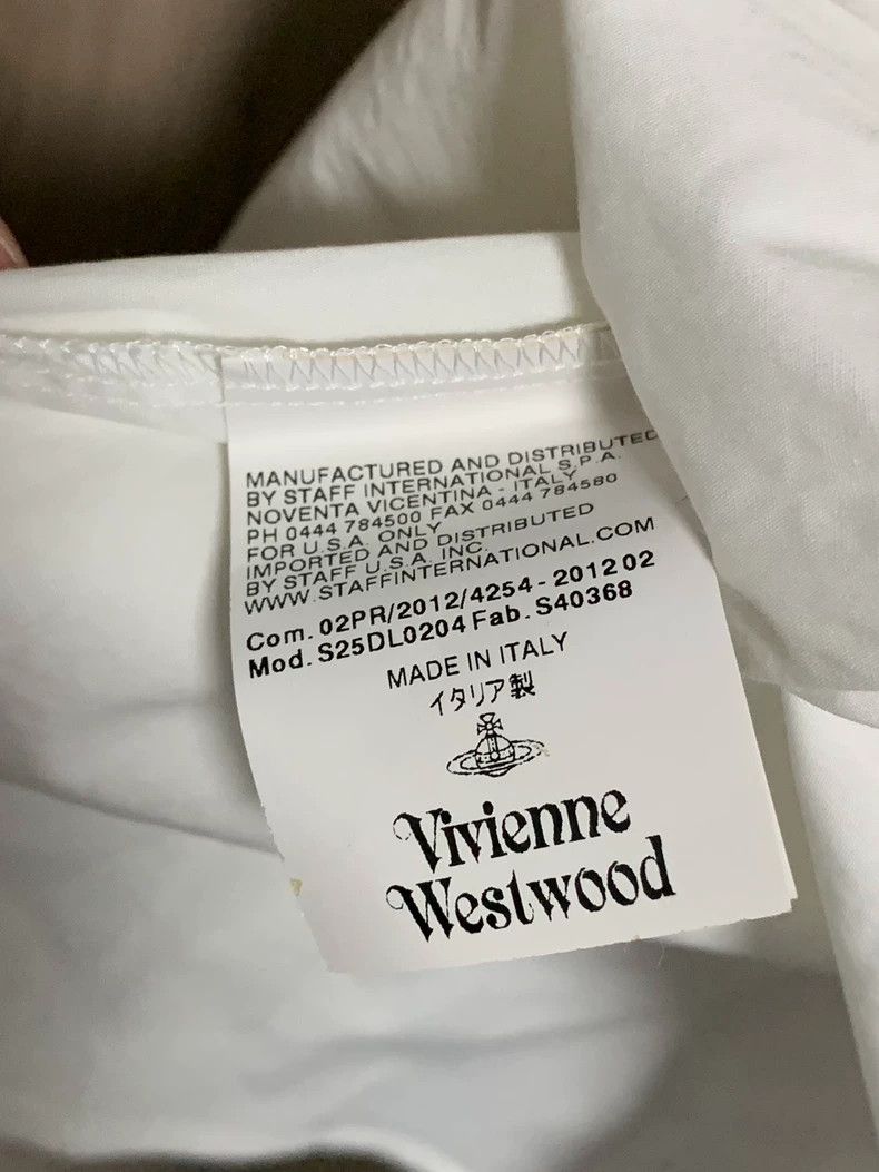 Vivienne Westwood Vivienne Westwood Men's long sleeve white shirt Size US M / EU 48-50 / 2 - 7 Thumbnail