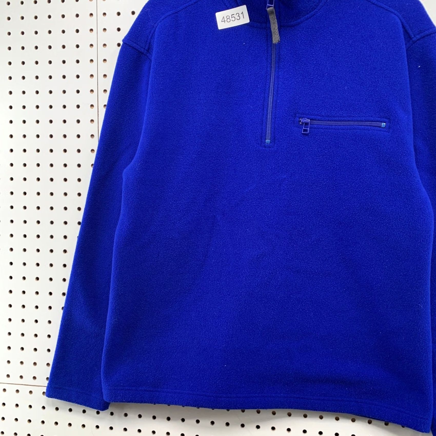Gap Vintage Gap Fleece Pullover Mock Neck Quarter Zip Blue Pocket Y2K Mens Medium Size US M / EU 48-50 / 2 - 5 Thumbnail