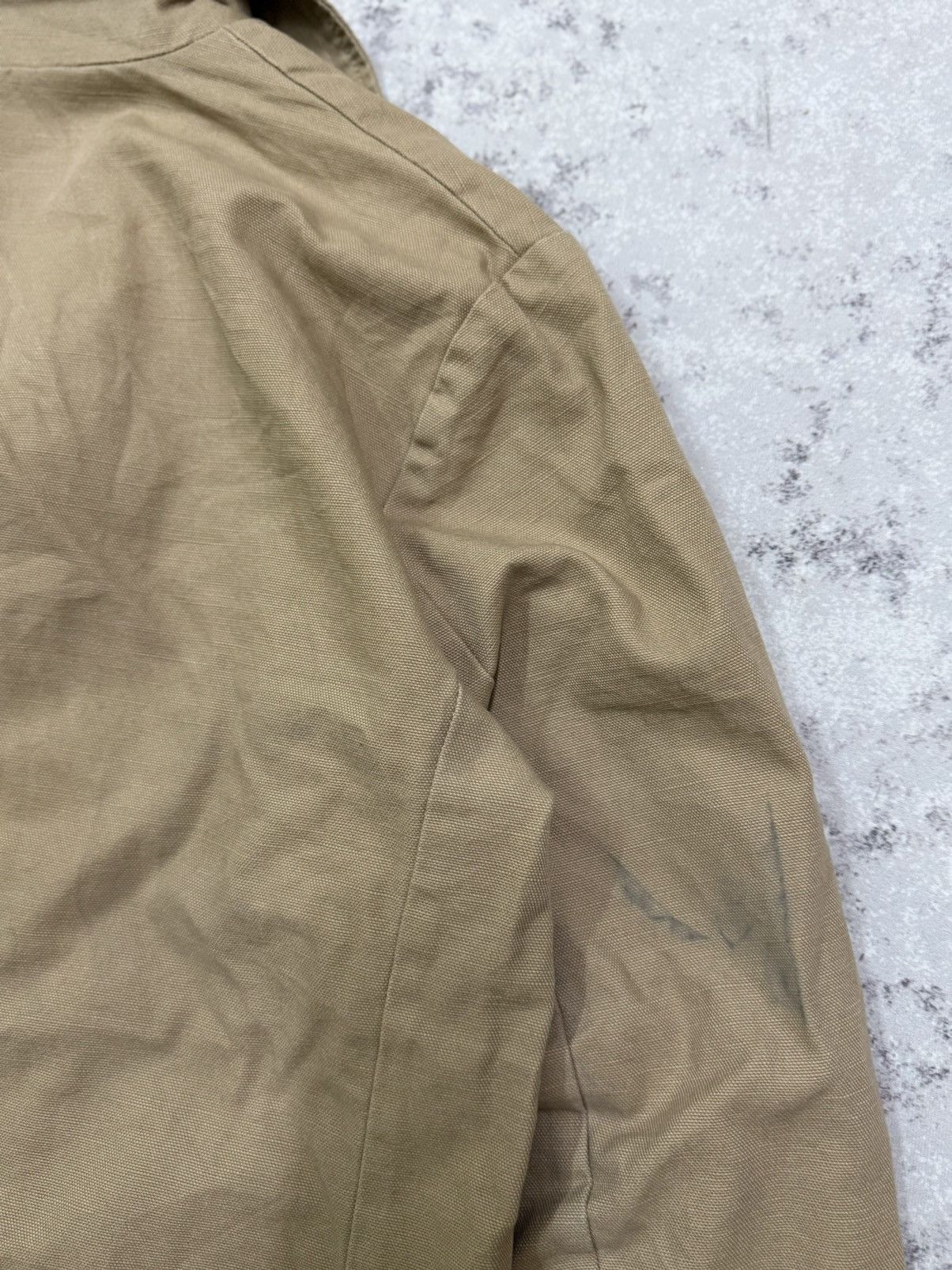 Gap Gap Double Breasted Car Coat Khaki Cotton Blend Jacket Size US L / EU 52-54 / 3 - 13 Thumbnail