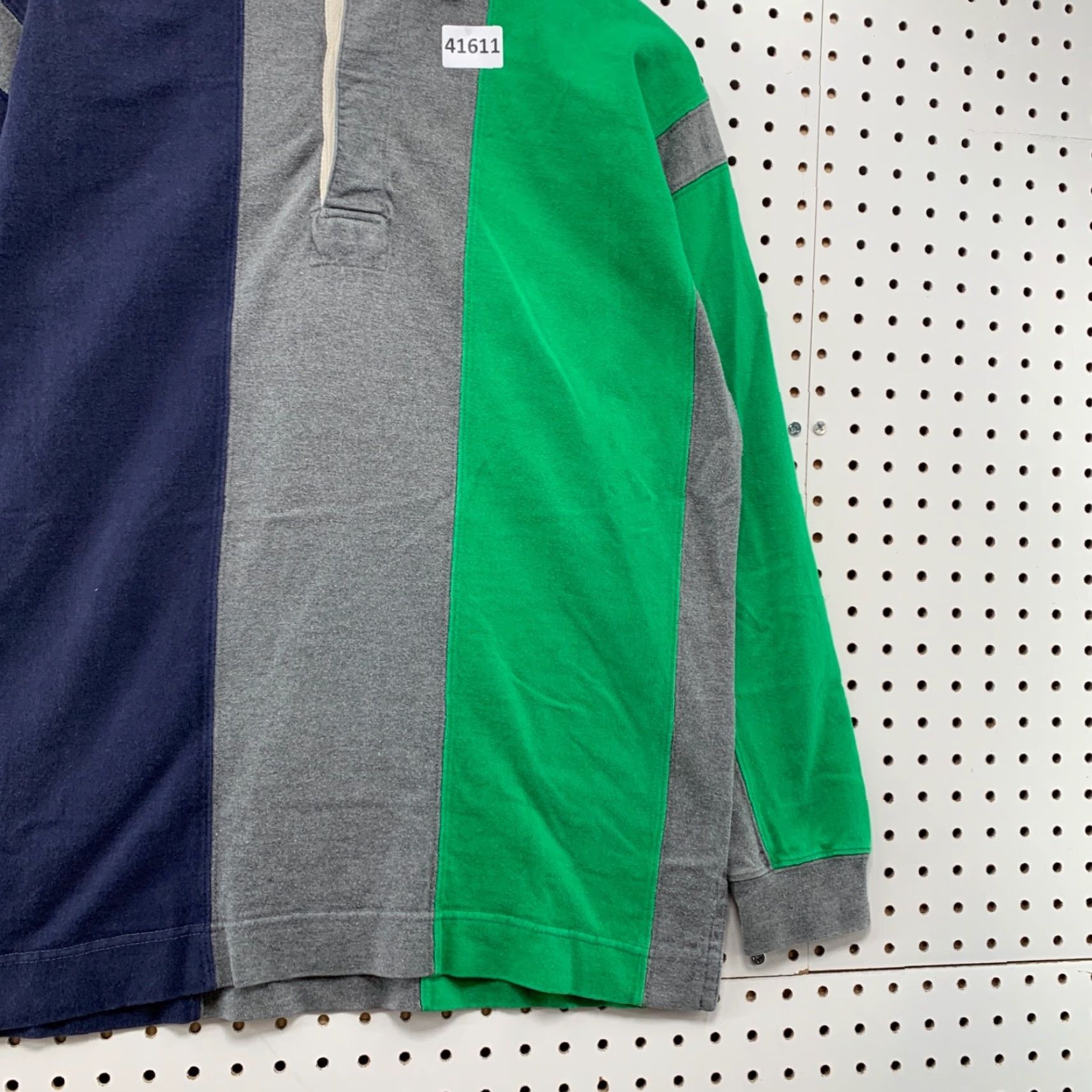 Gap Vintage Gap Rugby Polo Shirt Men Small Gray Horizontal Striped 90s Casual Summer Size US S / EU 44-46 / 1 - 6 Thumbnail