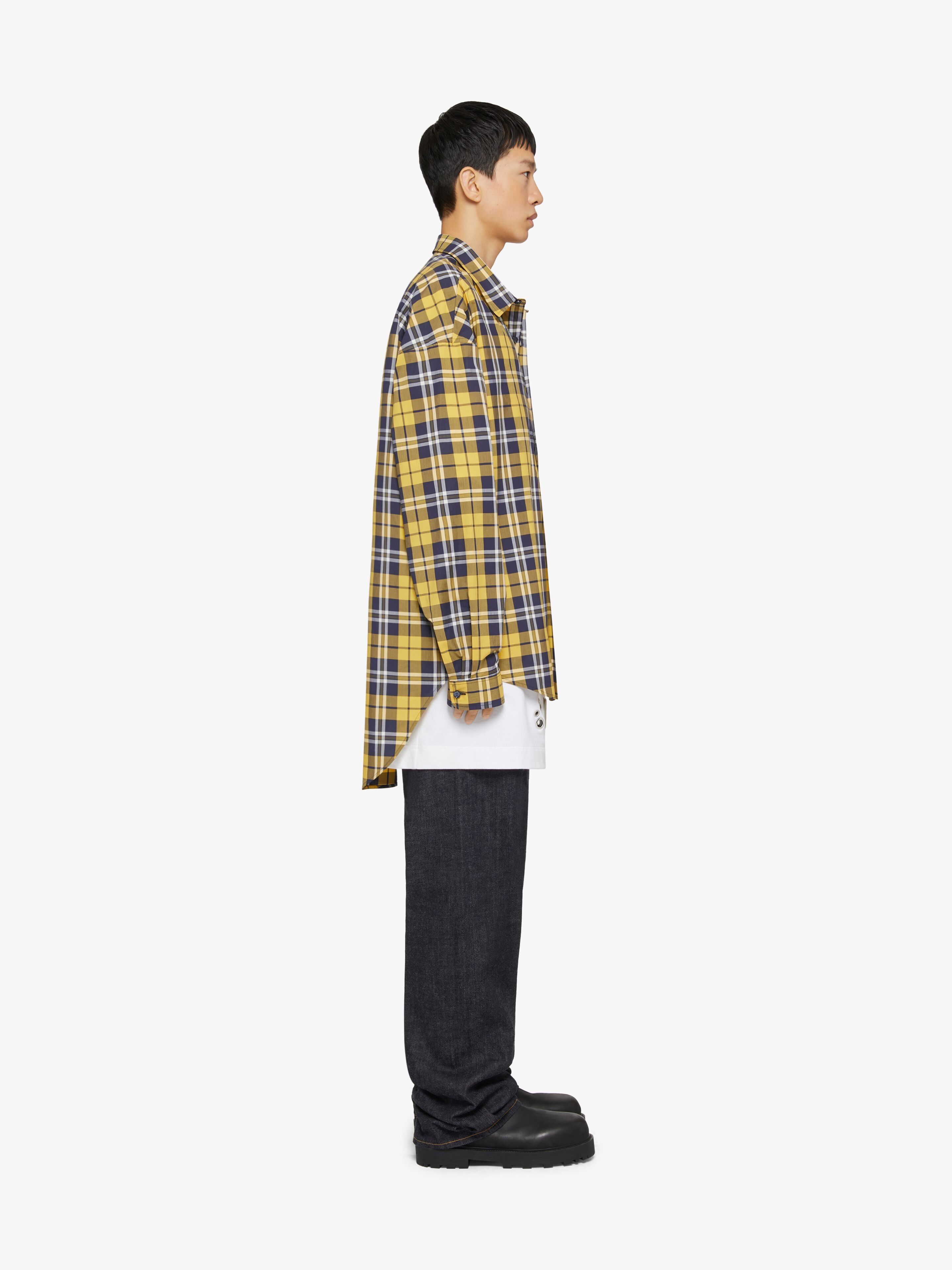 Givenchy o1w1db10325 Smock Long Sleeve Shirt in Dark Yellow Size US M / EU 48-50 / 2 - 5 Thumbnail