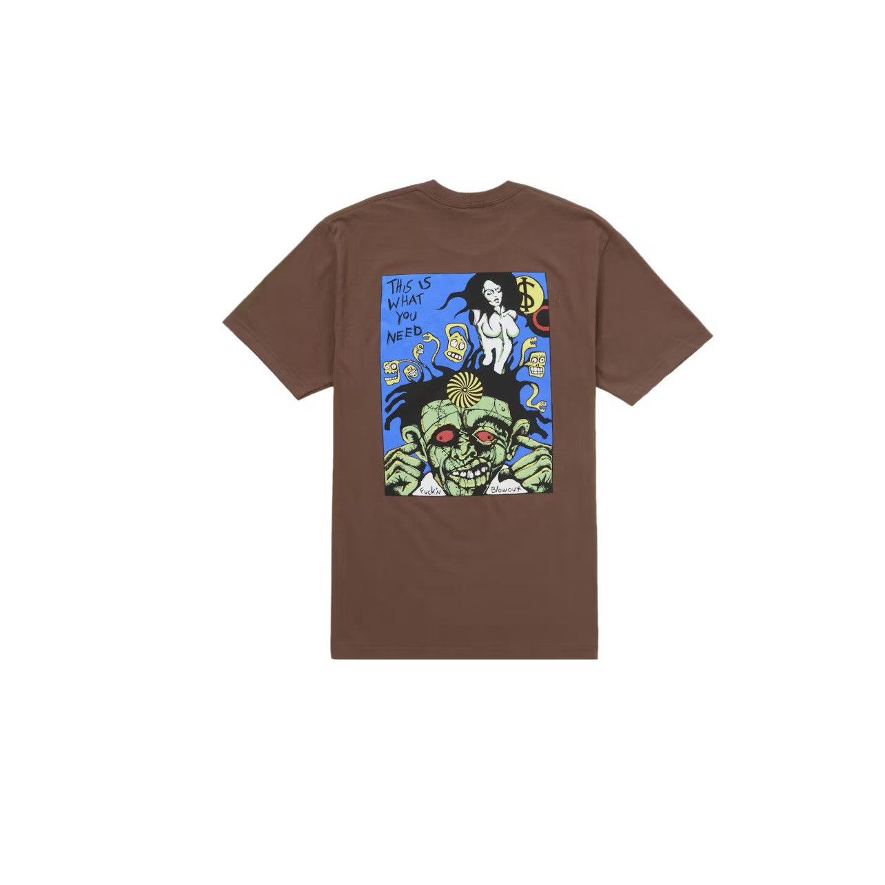 Supreme Supreme Fuckin Blowout Rob Zombie Tee Brown size: L Size US L / EU 52-54 / 3 - 2 Thumbnail