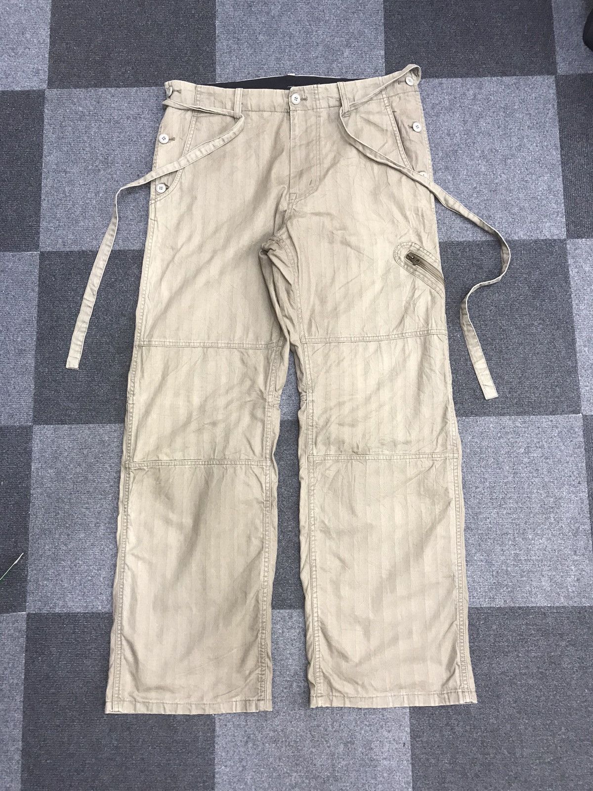 image of Ppfm 5 Pockets Japanese Style Easy Pant in Khaki, Men's (Size 32)