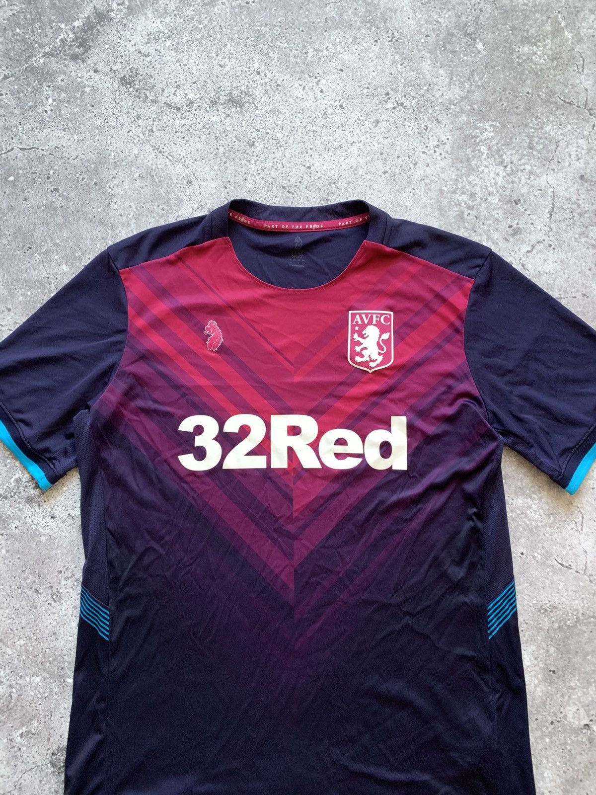 Other 🔥LUKE SPORT ASTON VILLA 2018/2019 THIRD SOCCER JERSEY Size US XL / EU 56 / 4 - 2 Thumbnail