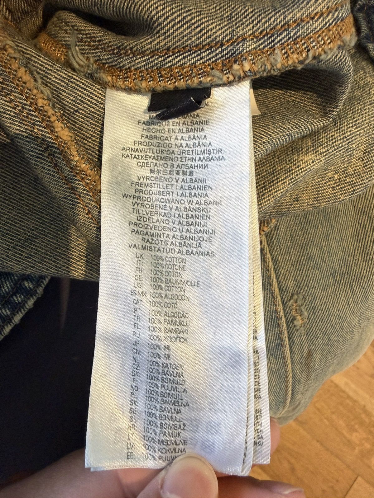 Diesel Disel distressed demin jacket Size US L / EU 52-54 / 3 - 10 Thumbnail