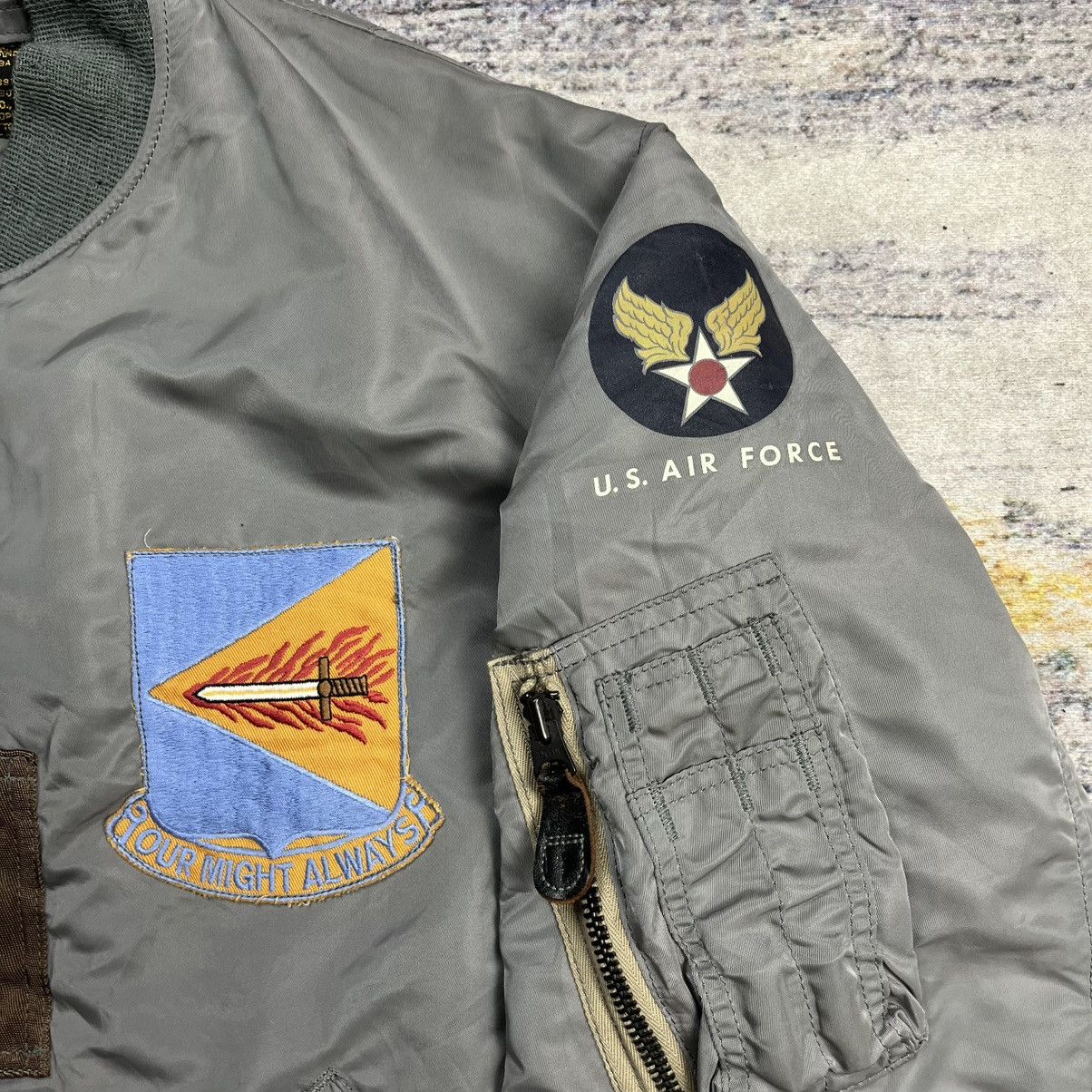 TOYS McCOY Vintage Toys Mccoy Albert turner Ma-1 bomber flight jacket Size US L / EU 52-54 / 3 - 7 Thumbnail