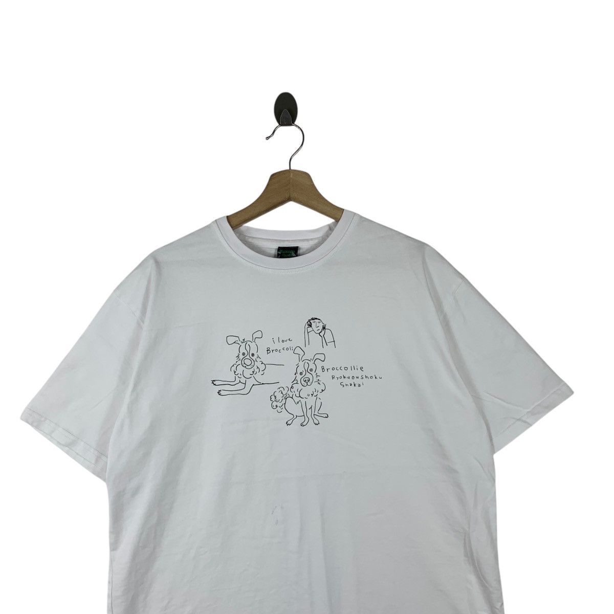 Vintage RYOKUOUSHOKU SHAKAI BAND Pop Rock Tee Shirt Top Aichi J Size US XL / EU 56 / 4 - 2 Thumbnail