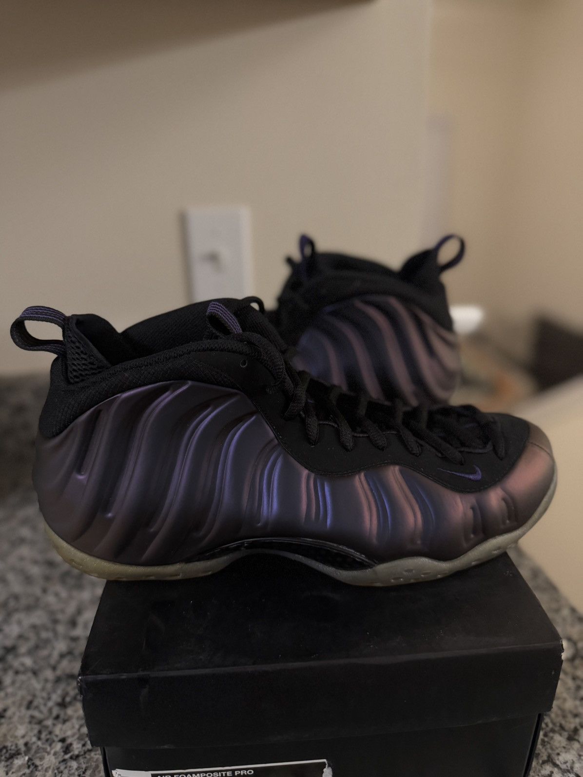 Nike Nike Air Foamposite One 2017 Eggplant (314996-008) Size 12 Size US 12 / EU 45 - 1 Thumbnail