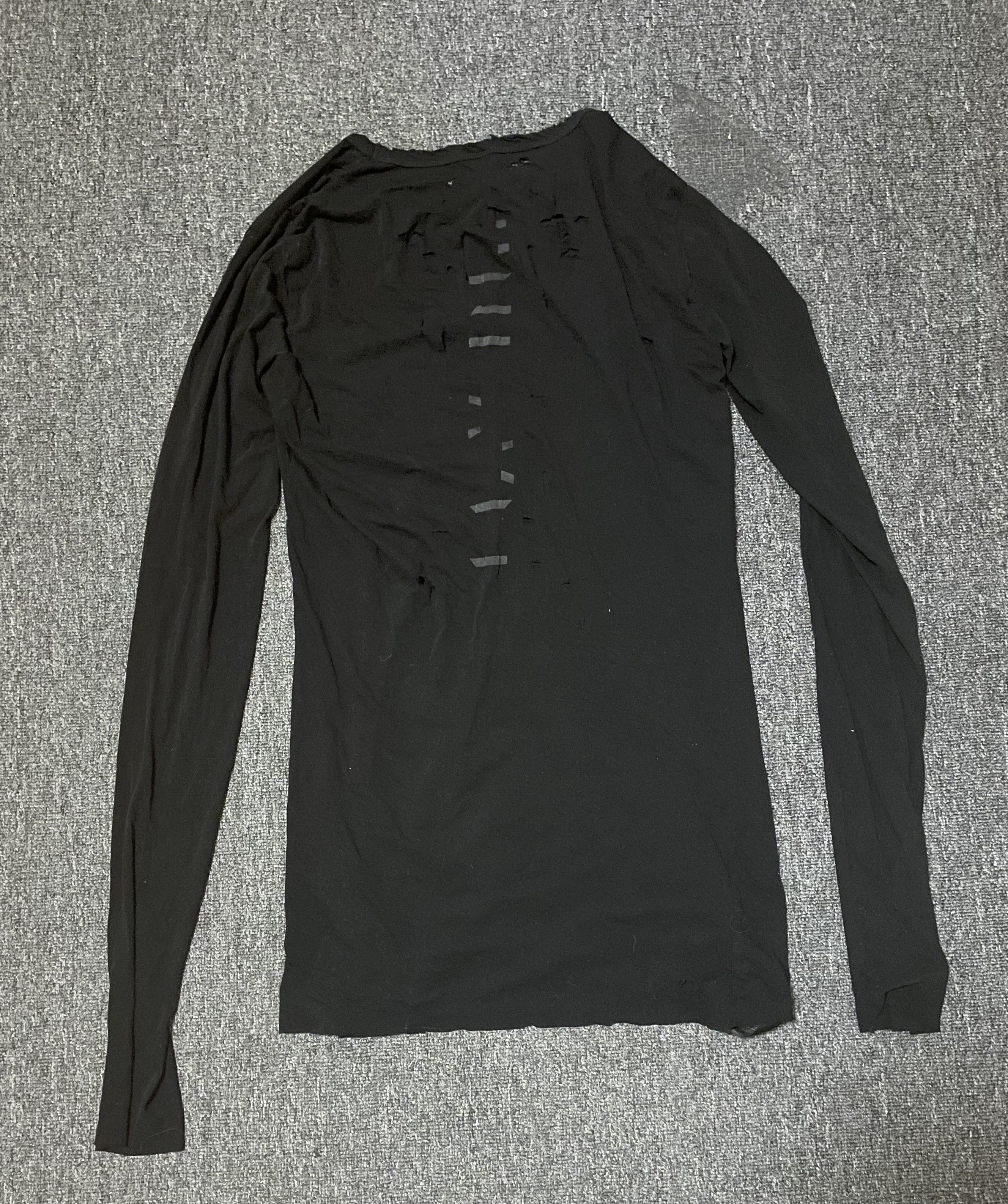 Unravel Project Unravel Project knife damage long sleeve t shirts size M Size US M / EU 48-50 / 2 - 4 Thumbnail