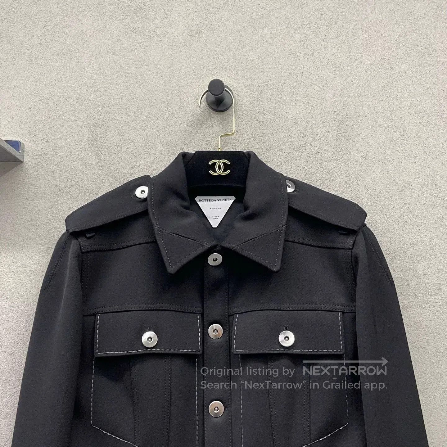 Bottega Veneta BV Bottega Veneta Black Jacket. Size M / US 6-8 / IT 42-44 - 4 Thumbnail