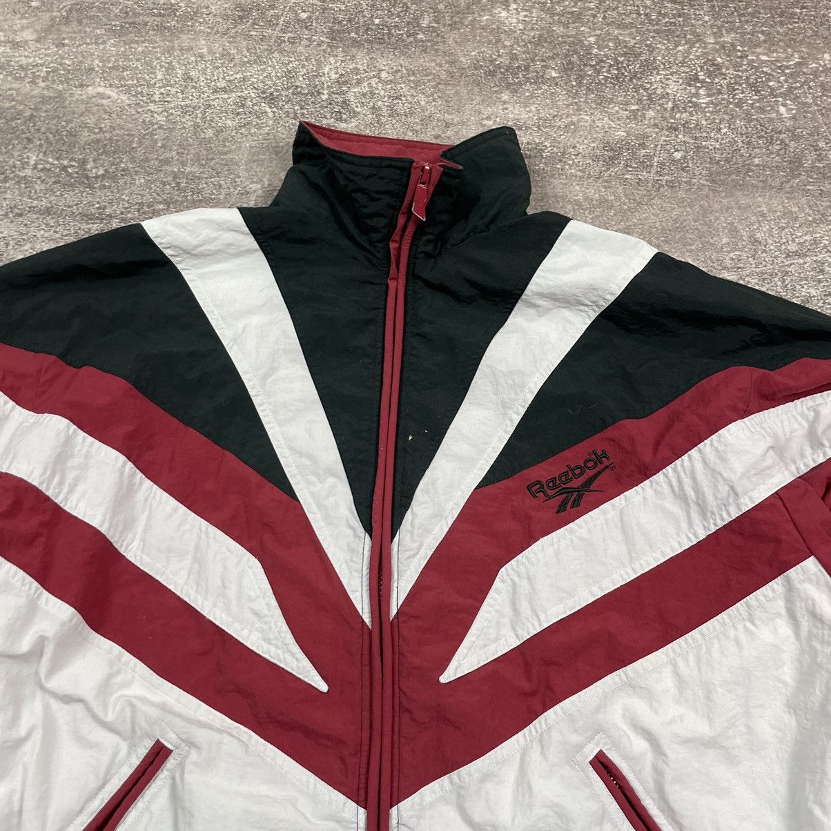 Reebok Vintage Reebok Cotton Jacket 💣 Size US XL / EU 56 / 4 - 2 Thumbnail