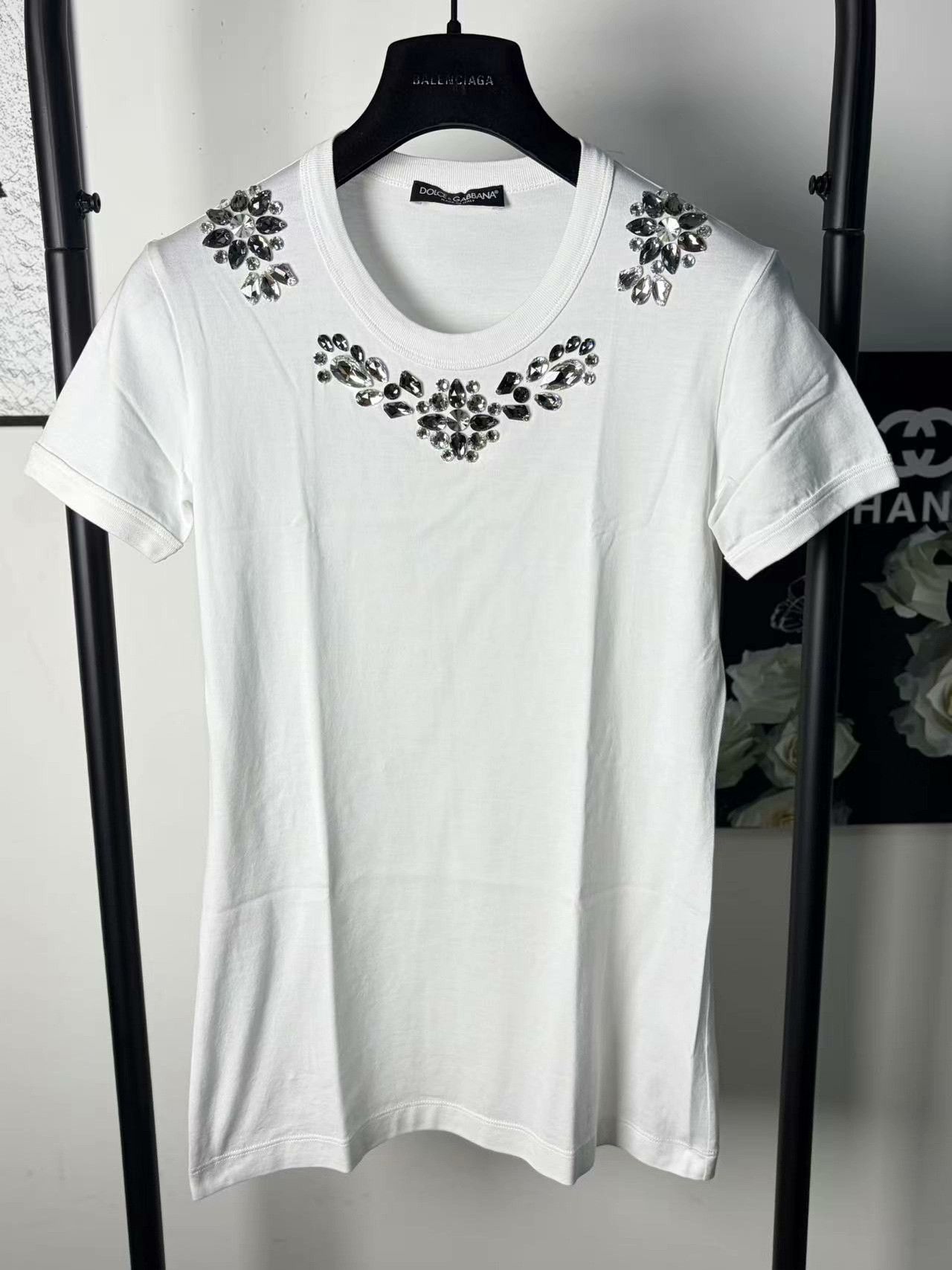 Dolce & Gabbana Dolce & Gabbana White T-Shirt m Men Size US M / EU 48-50 / 2 - 1 Thumbnail